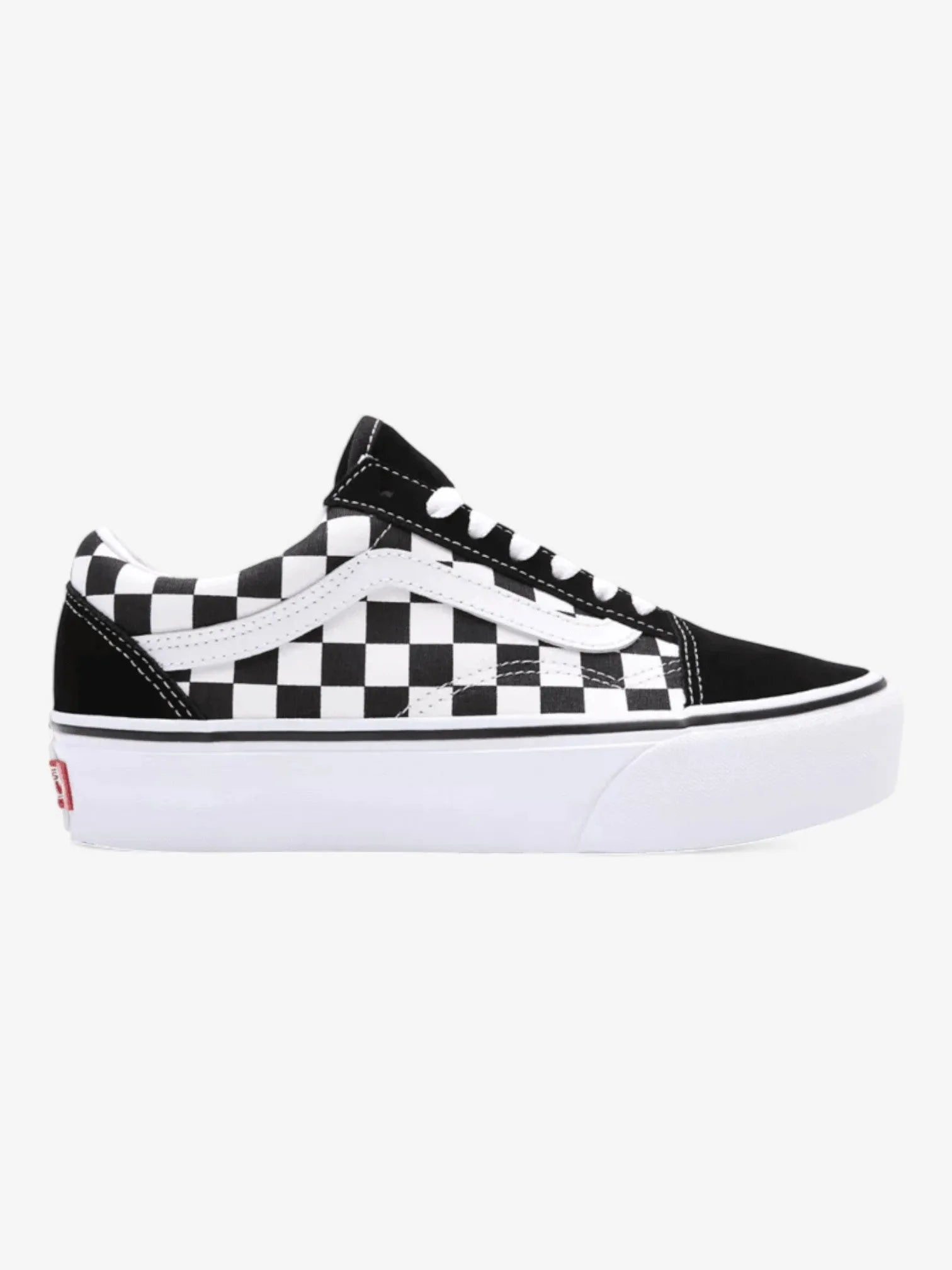 Vans Old Skool Platform Sneakers in Black & White Checkerboard - Stylish Skate Shoes for Men & Women | Perfect for Streetwear, Casual Outfits & Skateboarding
