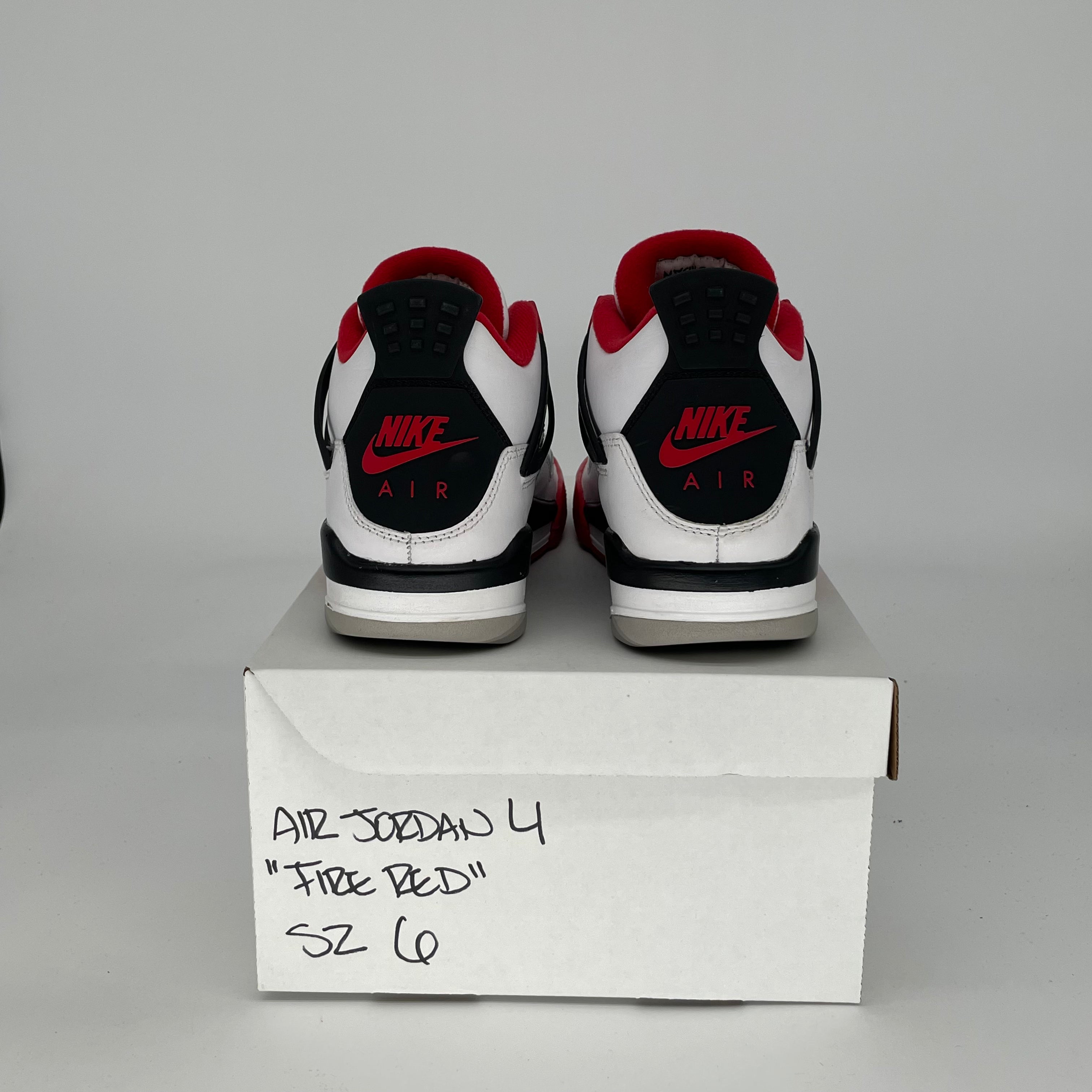 Original Air Jordan 4 Retro 'Fire Red' Men's/Women's Size 6 (7.5W) - Style Code 408452-160 | Basketball Shoes for Streetwear & Sneaker Collection