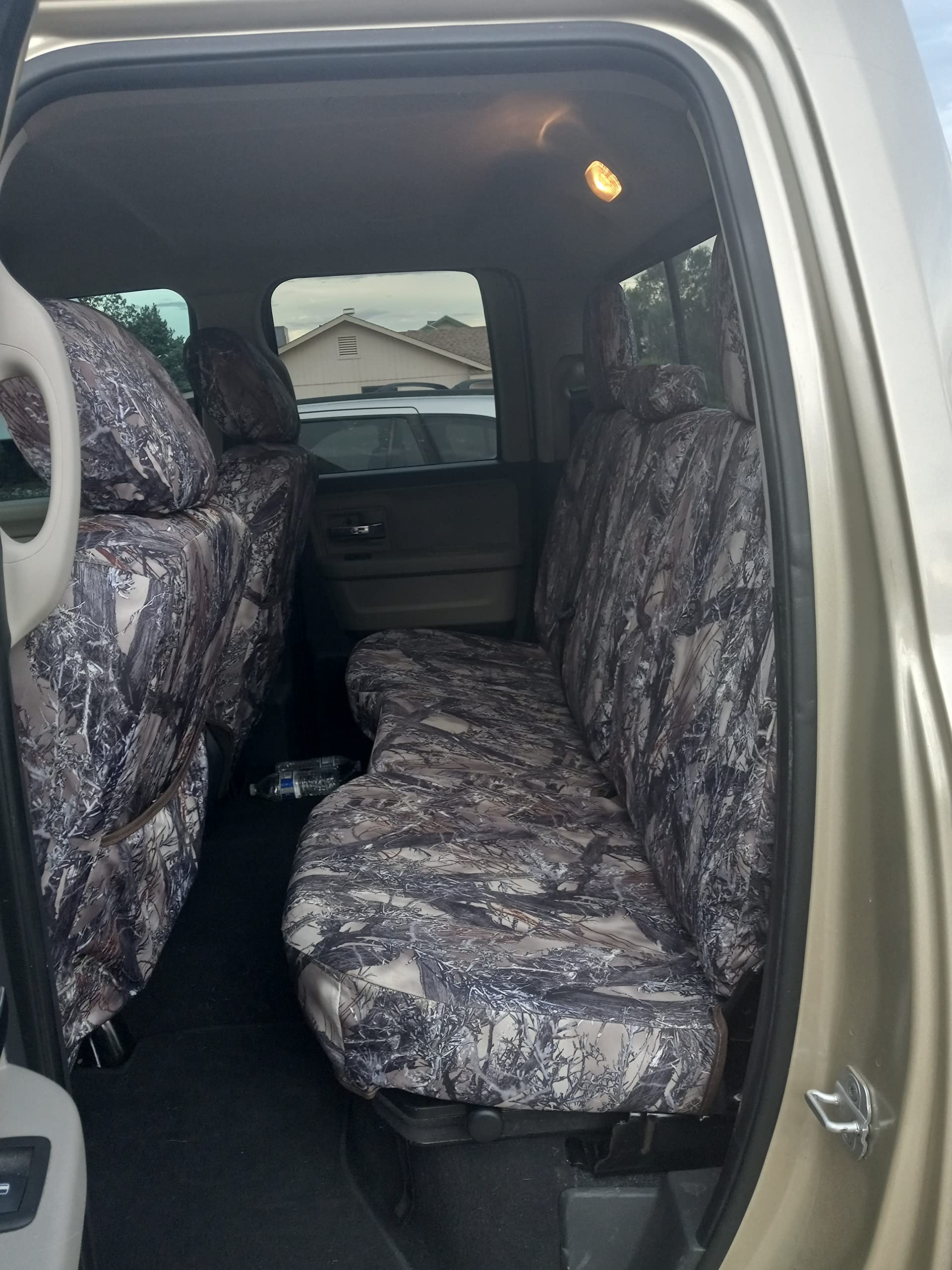 Durafit D1314 MC2 Camo Endura Seat Covers for Ram 1500-3500 Quad Cab - Rear 40/60 Split Bench Seat Covers | Heavy-Duty Protection & Custom Fit | Perfect for Off-Roading, Hunting & Work Trucks