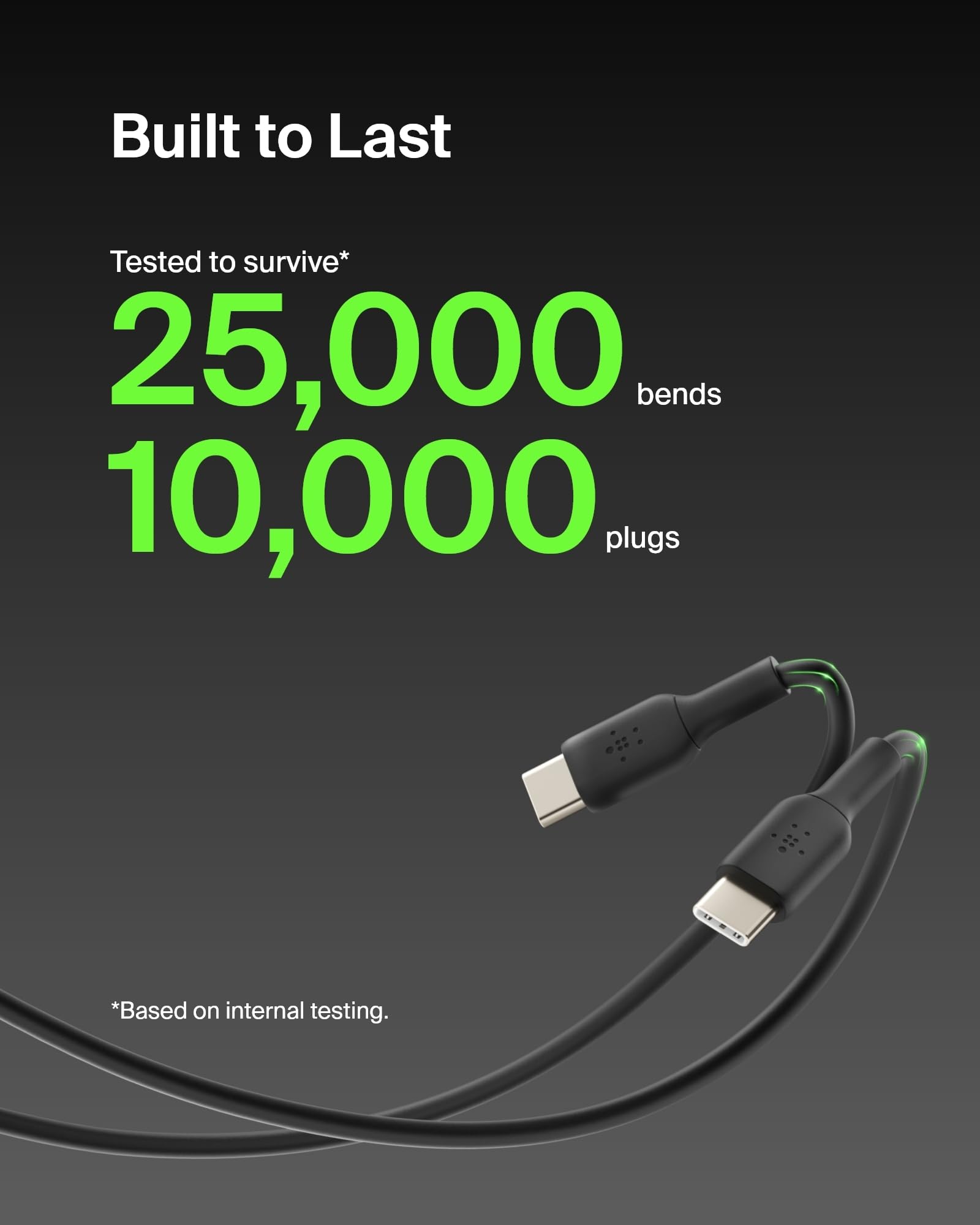 Belkin BoostCharge USB-C to USB-C Fast Charging Cable 3.3ft (2-Pack) - Compatible with iPhone 16 Series, Galaxy S24/S23, iPad Pro & More - High Speed Data Sync & Fast Charging for Phones, Tablets & Laptops - Perfect for Home, Office & Travel Use