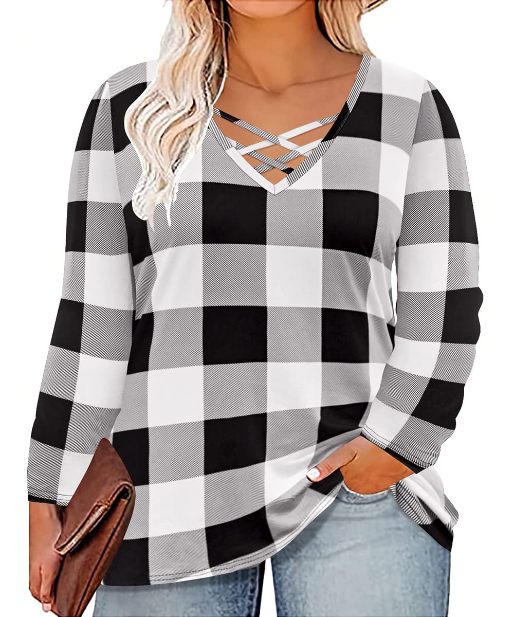 **CARCOS Plus Size Women's Knotted Twist T-Shirts & Raglan Tunic Blouses – Comfortable Casual Tops (L-5XL) | Perfect for Work, Date Night & Everyday Wear**