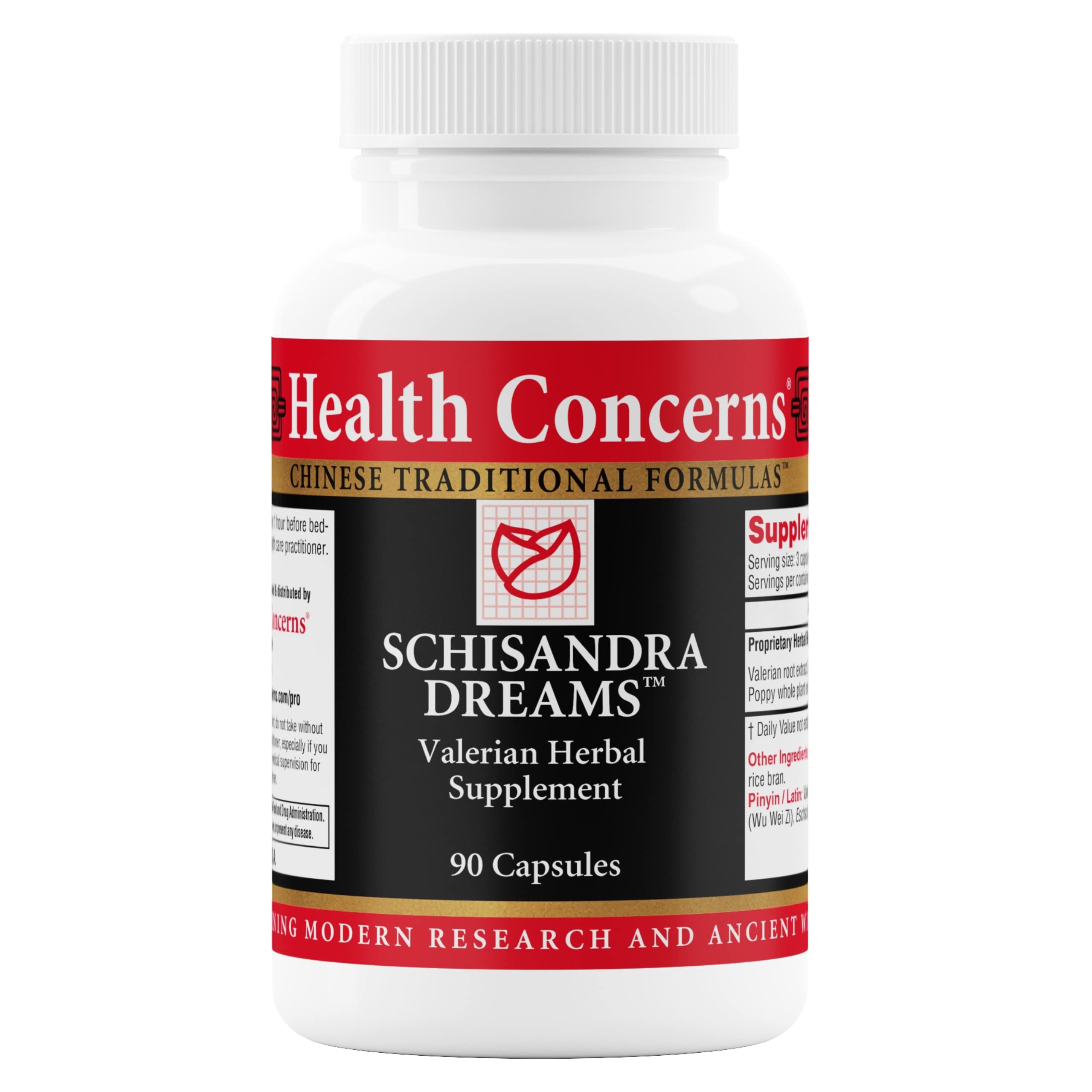 Schisandra Dreams - Natural Calm Aid & Sleep Support Supplement with Schisandra - 90 Capsules for Stress Relief & Better Sleep - Perfect for Nighttime Relaxation & Anxiety Relief