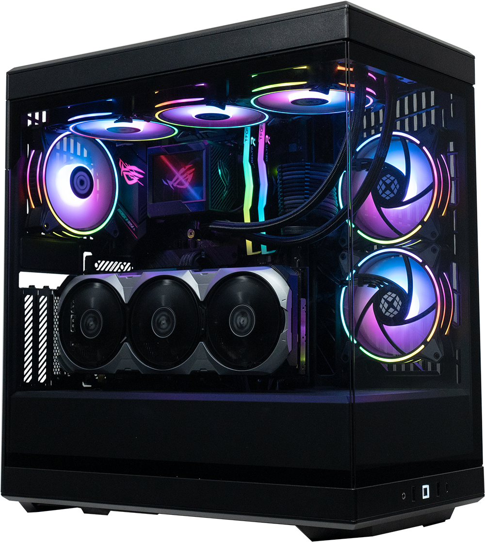 XOTIC PC G6 HYTE Y40 Premium Prebuilt Gaming Desktop - AMD B550, DDR4 RAM, Ready to Ship - Perfect for Esports, Streaming & High-Performance Gaming