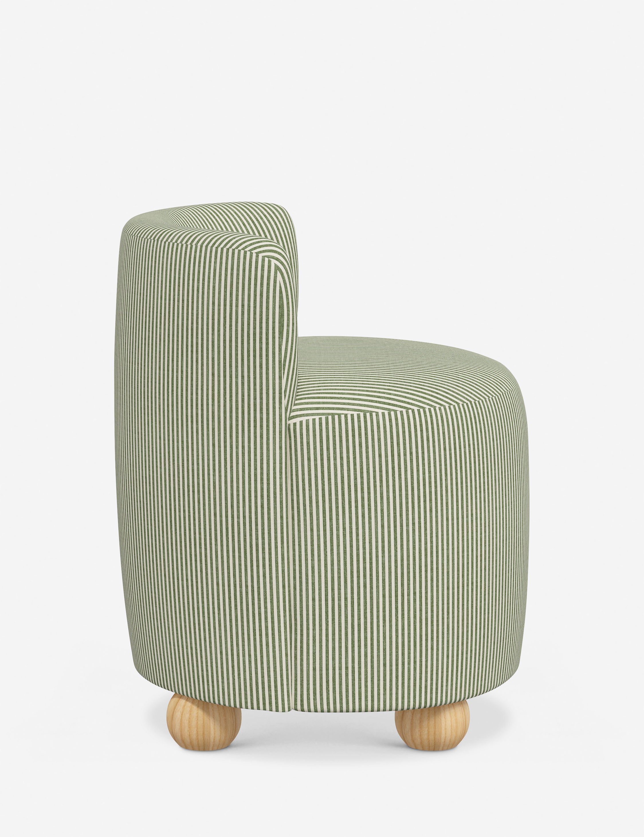 Fernsby Modern Accent Chair - Mid Century Style Upholstered Lounge Chair for Living Room, Bedroom, Office - Comfortable Reading Chair with Wooden Legs & Soft Fabric