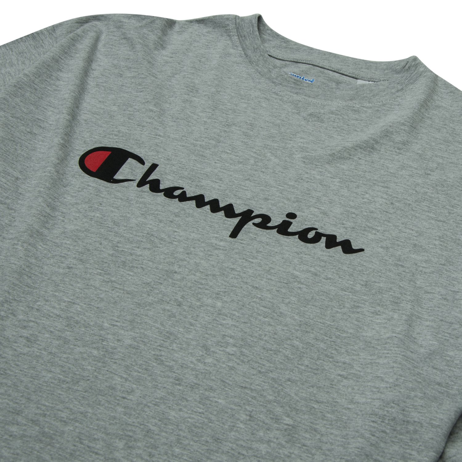Champion Women's Plus Size Long Sleeve Graphic Tee with Logo - Soft Cotton Casual Shirt for Everyday Wear, Workout & Lounge