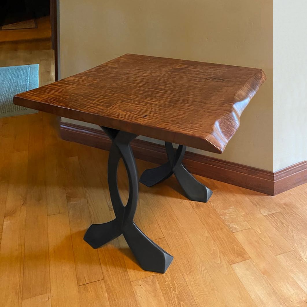 Mid Century Modern End Table Legs 219 Curva 20H - Sturdy Furniture Legs for Sofa, Bed, Coffee Table & Nightstand - Perfect for Living Room, Bedroom & Office Decor