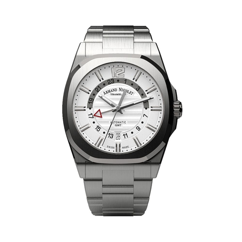 ARMAND NICOLET A663AAA AG MA4660AA Men's Luxury Automatic Watch with Genuine Calf Leather Strap - Perfect for Business, Formal Events & Everyday Wear