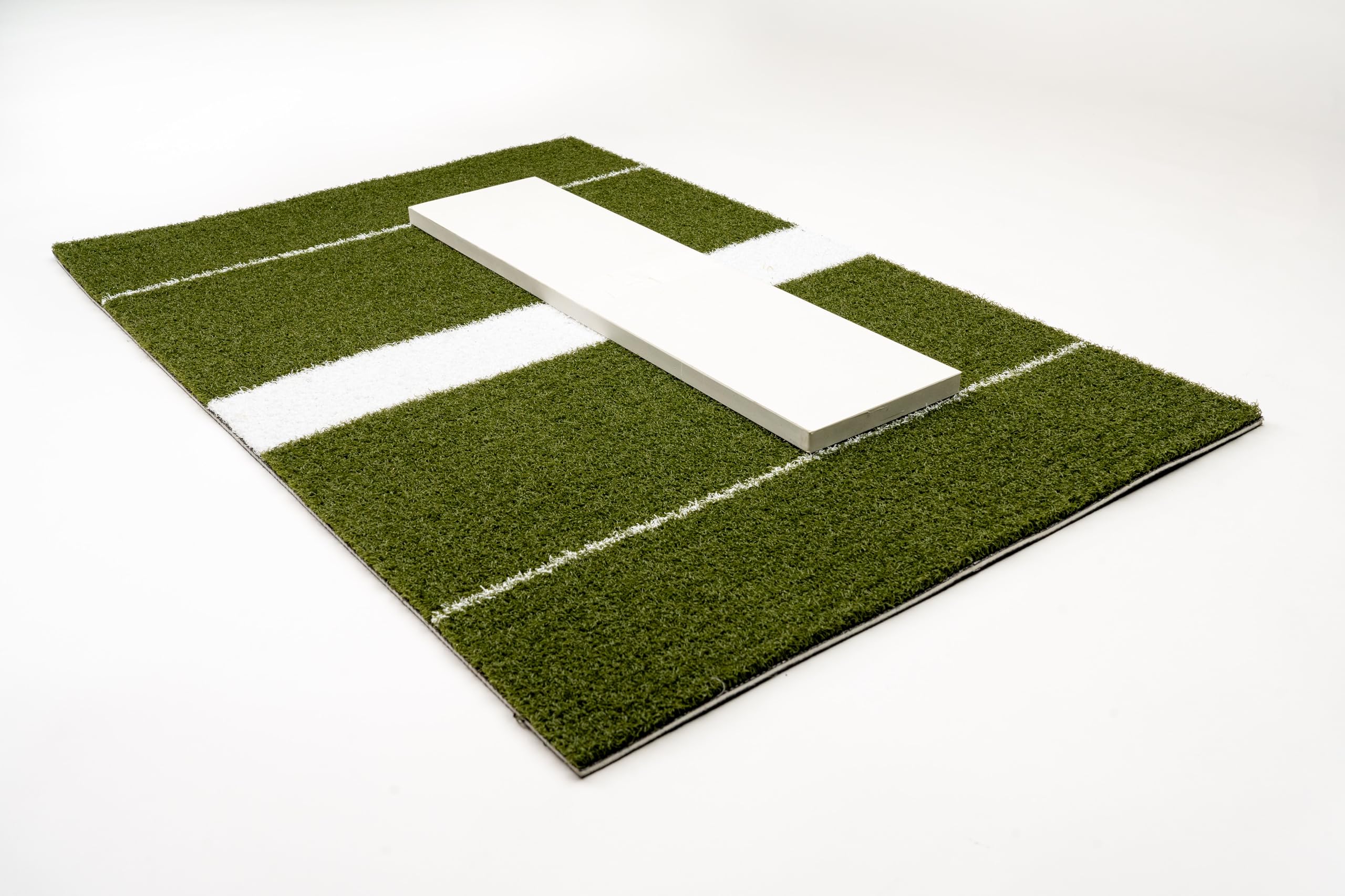 All Turf Mats® 3' x 2' Green Softball Pitchers Mound - Durable Pitching Training Aid for Baseball & Softball | Perfect for Backyard Practice, Team Drills & Pitching Lessons