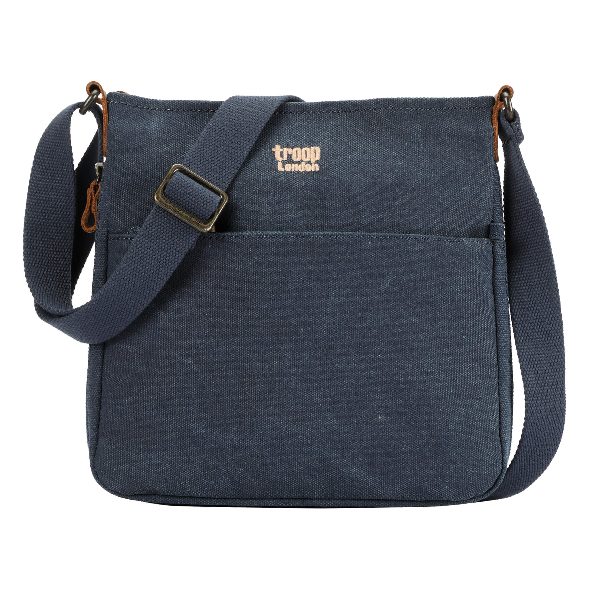 TRP0237 Troop London Classic Canvas Crossbody Bag - Stylish & Durable for Travel, Work & Everyday Use