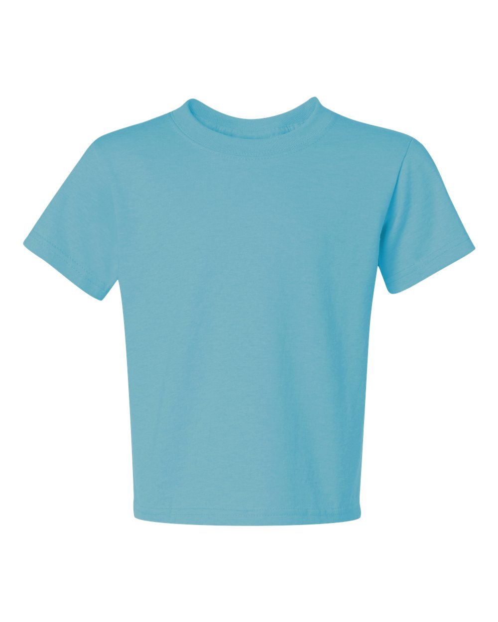 Jerzees Boys Heavyweight Blend Cotton T-Shirt - Aquatic Blue, Size 29B | Comfortable Kids Tee for School, Play & Everyday Wear