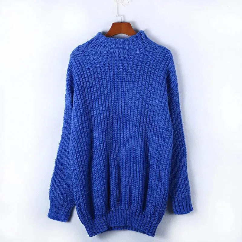 Women's Twist Turtleneck Sweater - Soft Knit Pullover for Fall & Winter - Perfect for Office, Date Night and Casual Outfits
