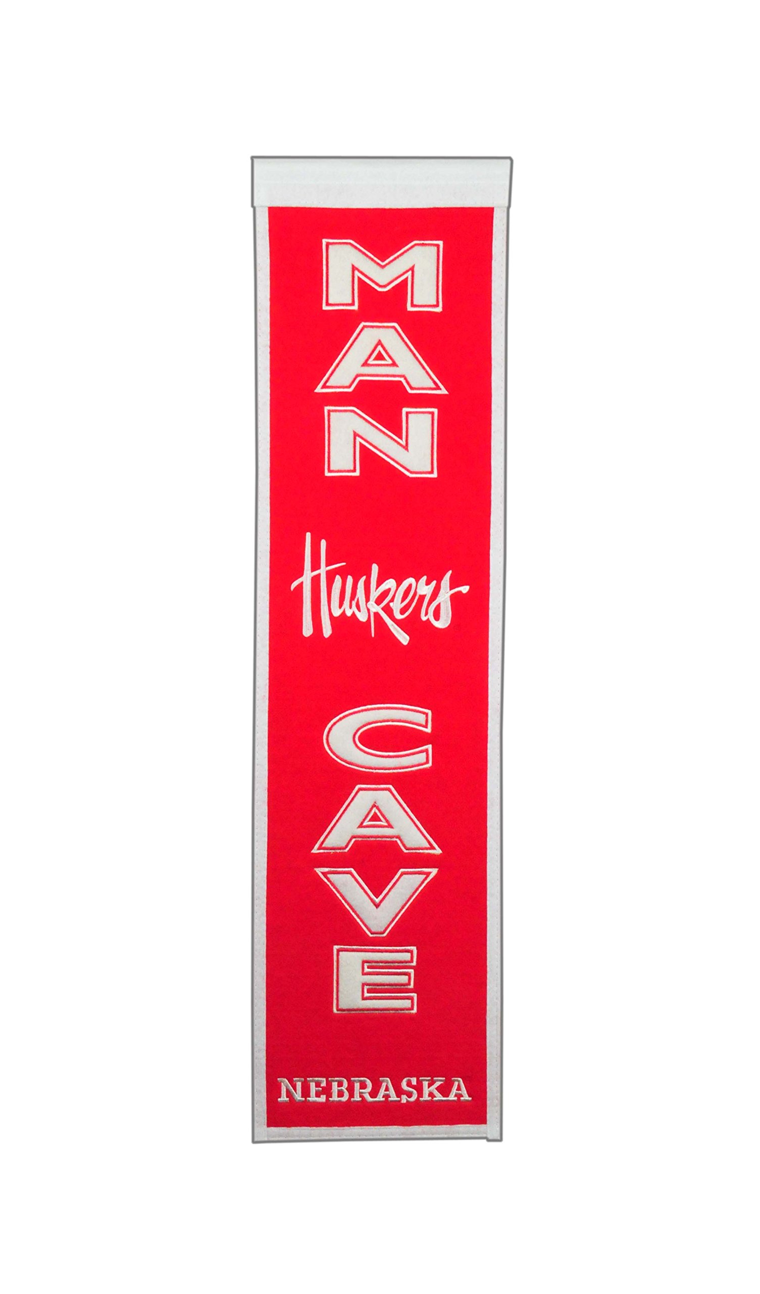 Nebraska Cornhuskers NCAA Man Cave Banner - Premium College Football Decor for Game Room, Sports Bar & Fan Cave