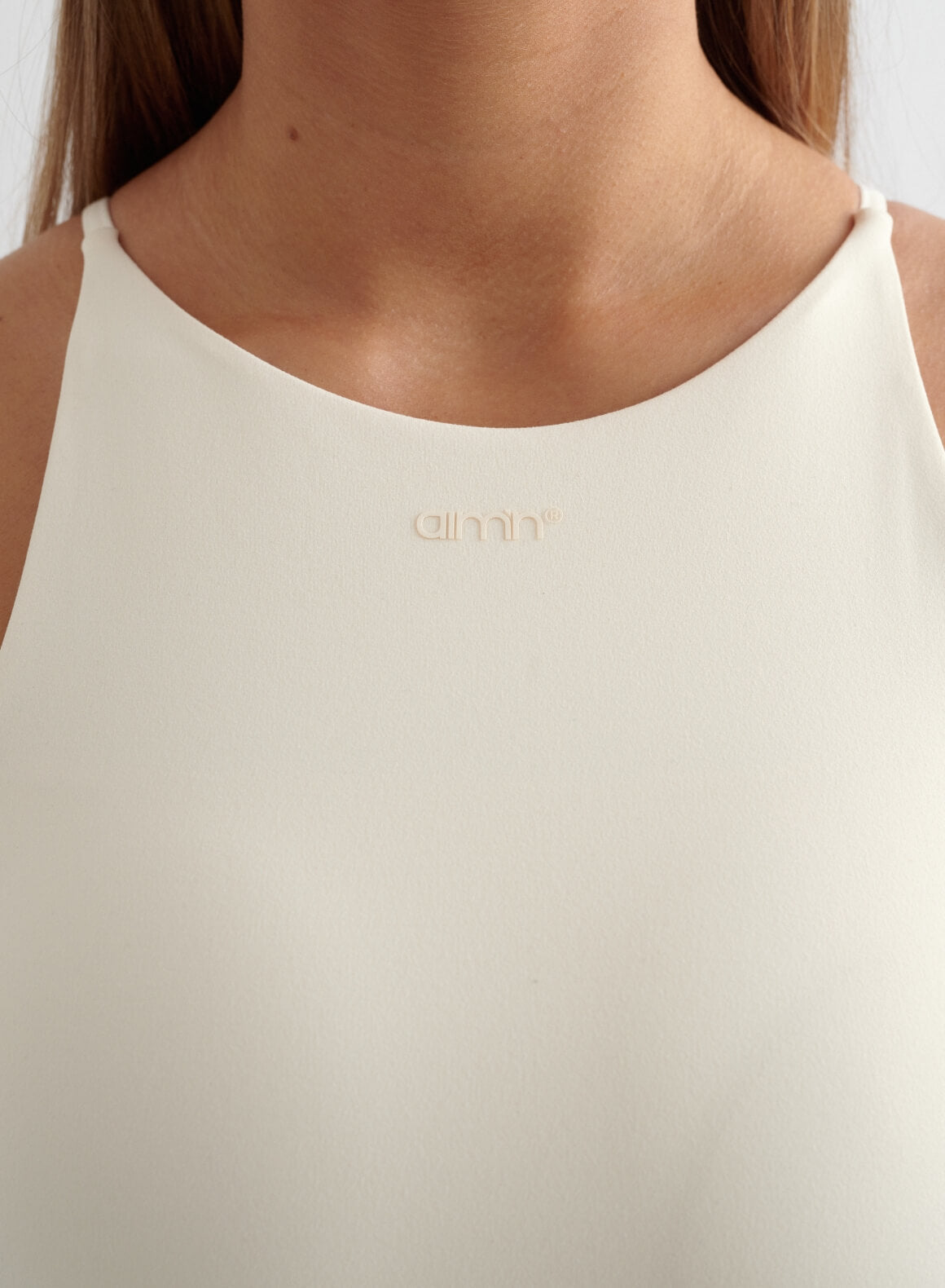 Almond White Halter Bralette - Comfortable Wireless Lace Bralette for Women | Perfect for Yoga, Beachwear & Summer Outfits