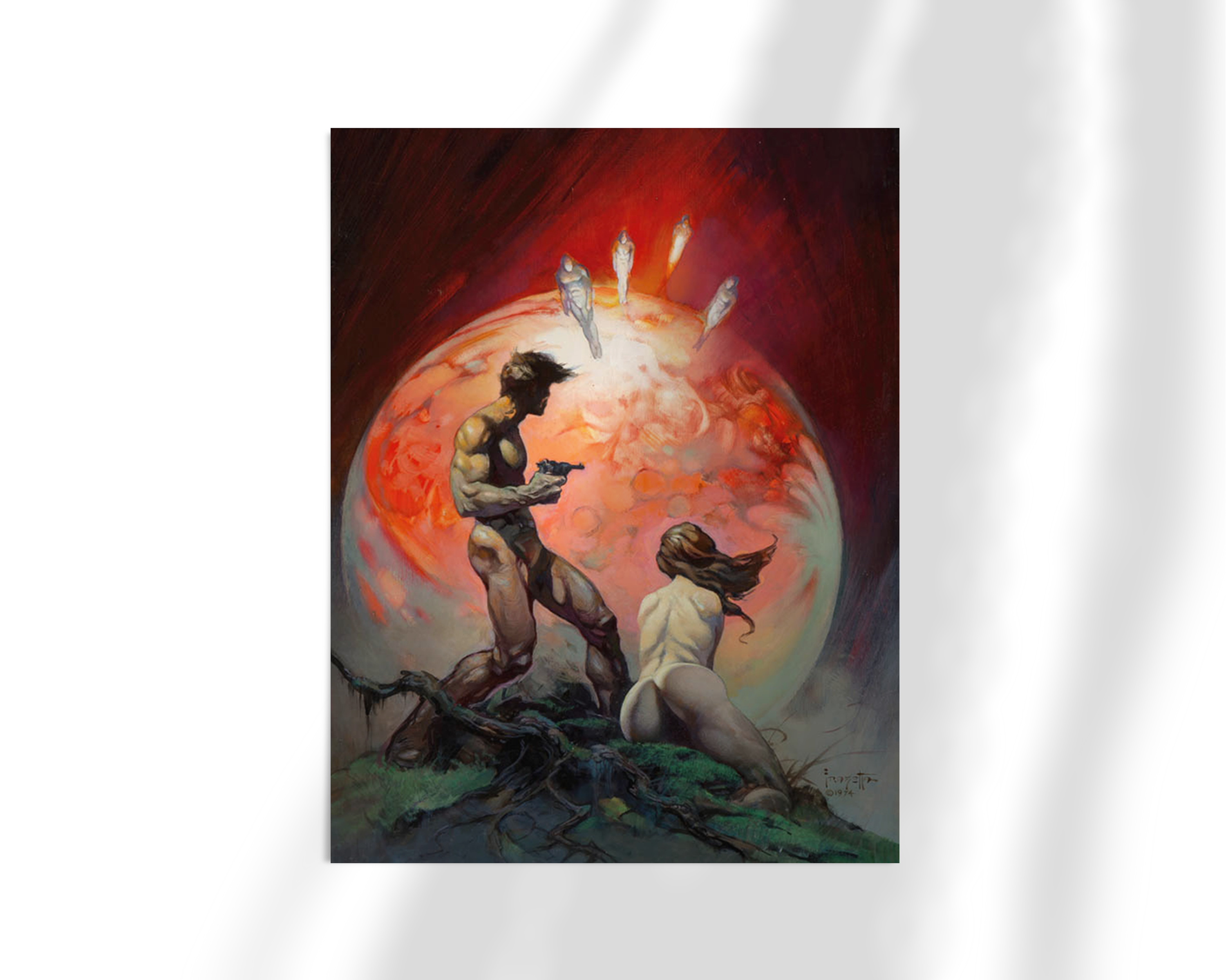 Red Planet Fine Art Print - Stunning Space Wall Decor for Home, Office & Gifts | NASA-Inspired Mars Landscape Poster