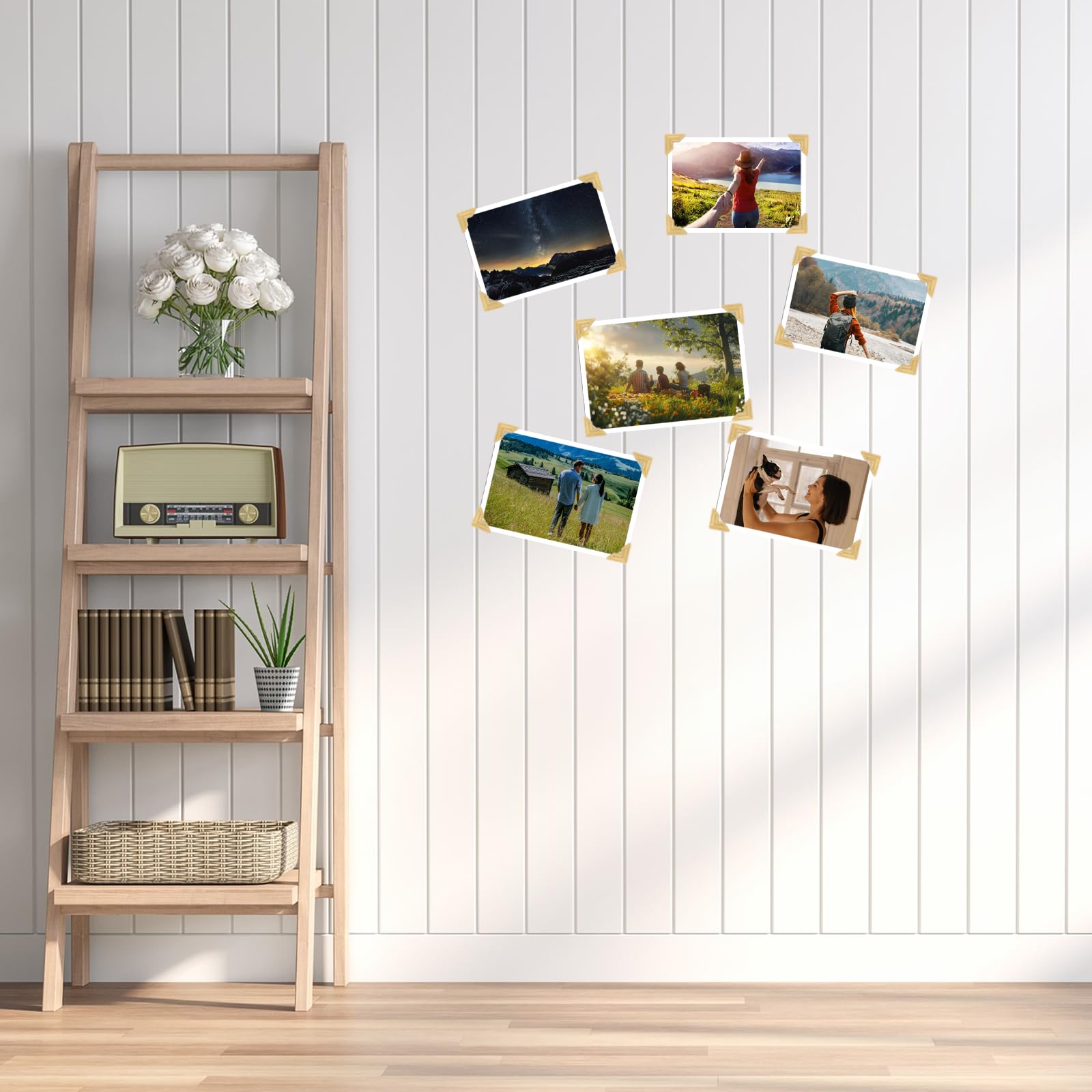 240 Pcs Gold Self-Adhesive Photo Corners for Scrapbooking & Albums - Perfect for Memory Books & Picture Frames