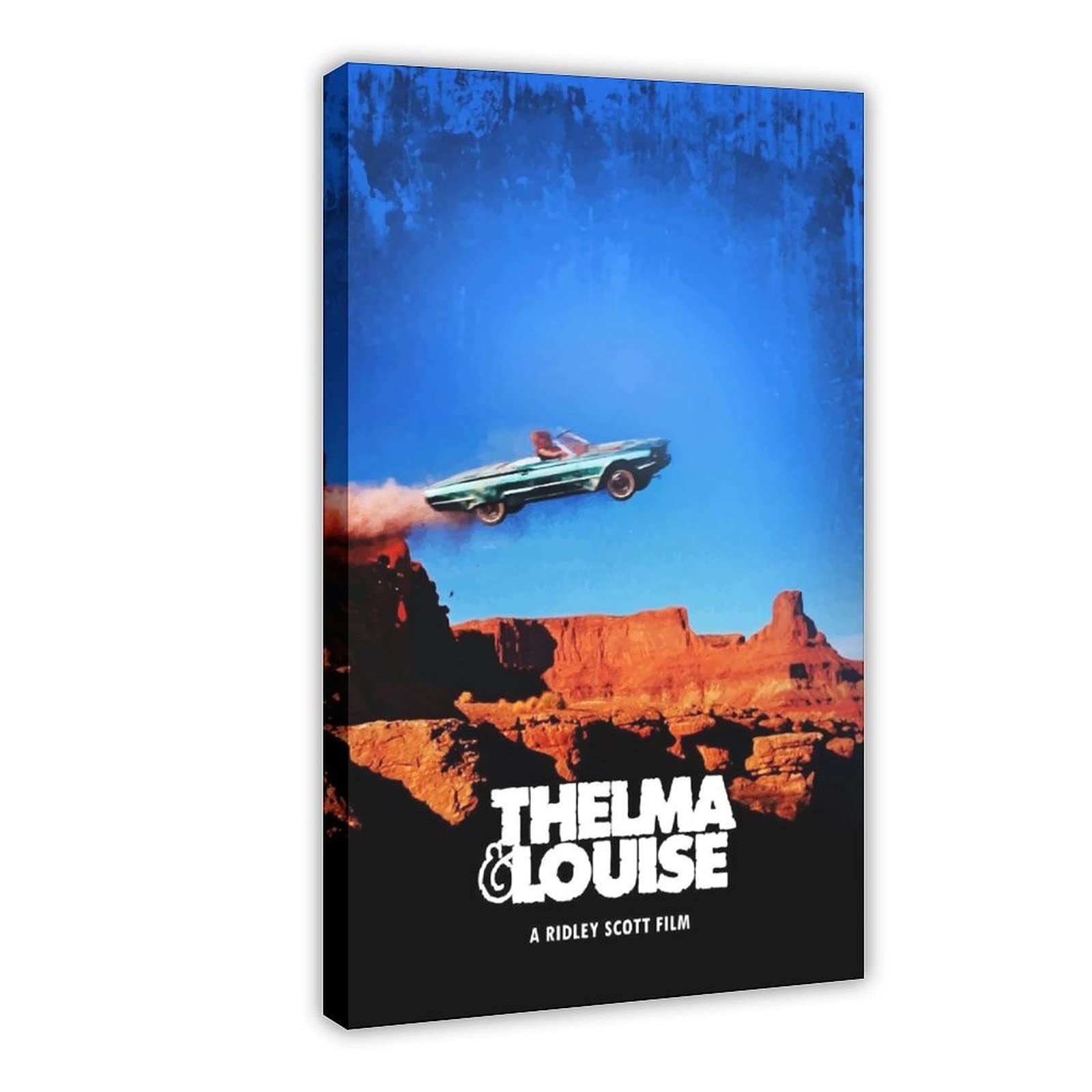 Thelma and Louise Movie Poster - Vintage Canvas Wall Art Print (24x36 Inches, 60x90cm) for Living Room, Bedroom & Home Theater Decor - Perfect for Film Lovers & Classic Movie Enthusiasts