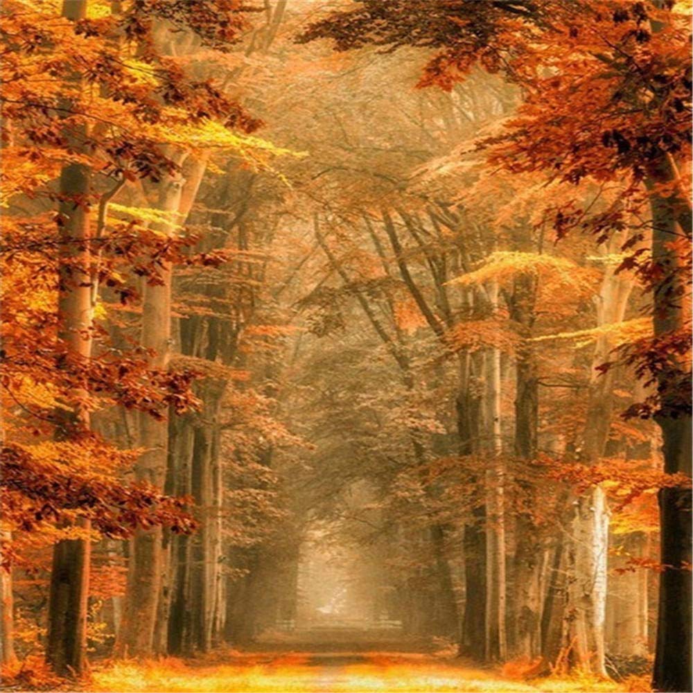 1000 Piece Autumn Forest Jigsaw Puzzle - Round Creative Puzzle for Adults (26X38cm/10.23X14.96in) - Perfect for Family Game Night, Stress Relief & Home Decor