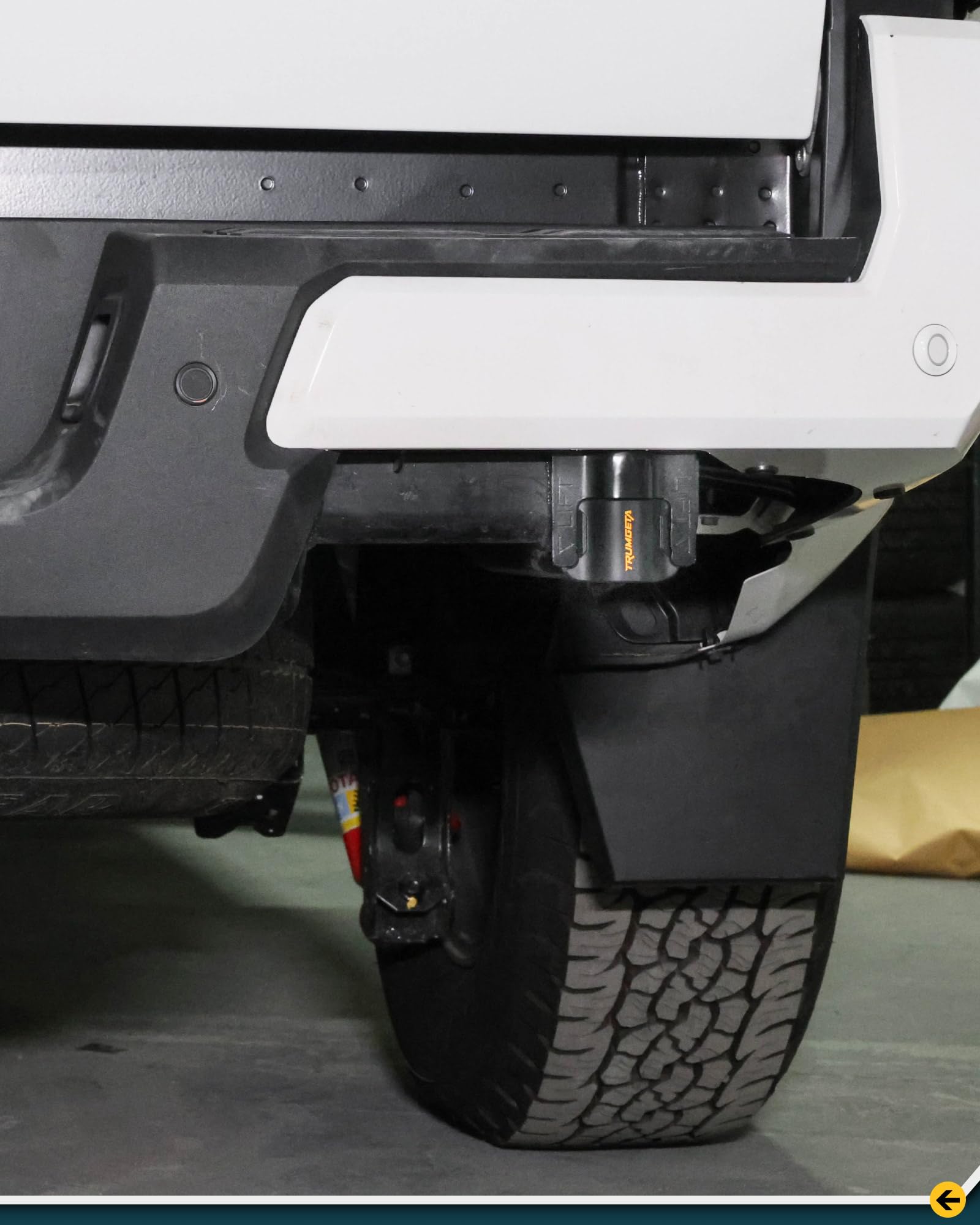 2PCS Rear Bumper Crossmember End Caps for 4th Gen Toyota Tacoma 2024-2025 | Black Rubber Stopper Cover | Waterproof Protection | Off-Road Accessories & Truck Mods