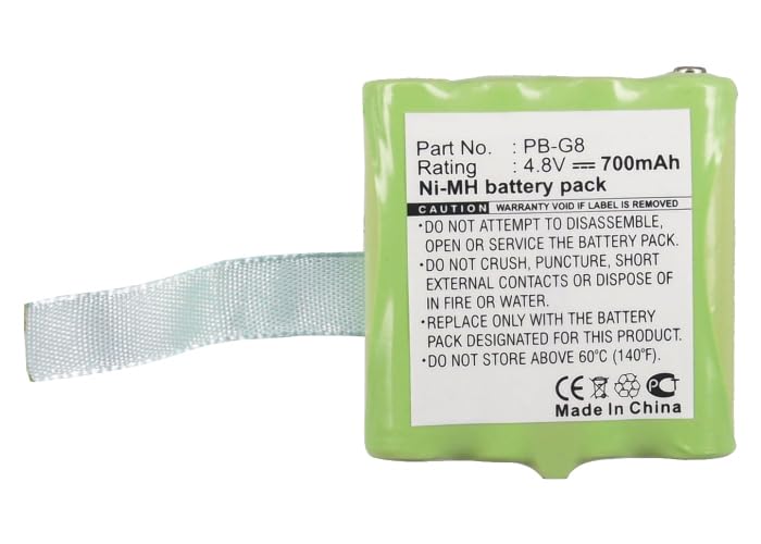 Synergy Digital 2-Way Radio Battery for Midland M99 Plus - Ni-MH 4.8V 700mAh High Capacity Replacement (Compatible with Midland PB-G8) - Perfect for Outdoor Adventures, Emergency Communication & Work Sites