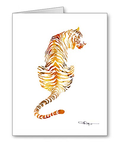 Tiger Note Cards - Set of 10 Blank Greeting Cards with Matching Envelopes | Elegant Stationery for Birthday, Thank You & Holiday Cards | Perfect for Handwritten Notes & Special Occasions