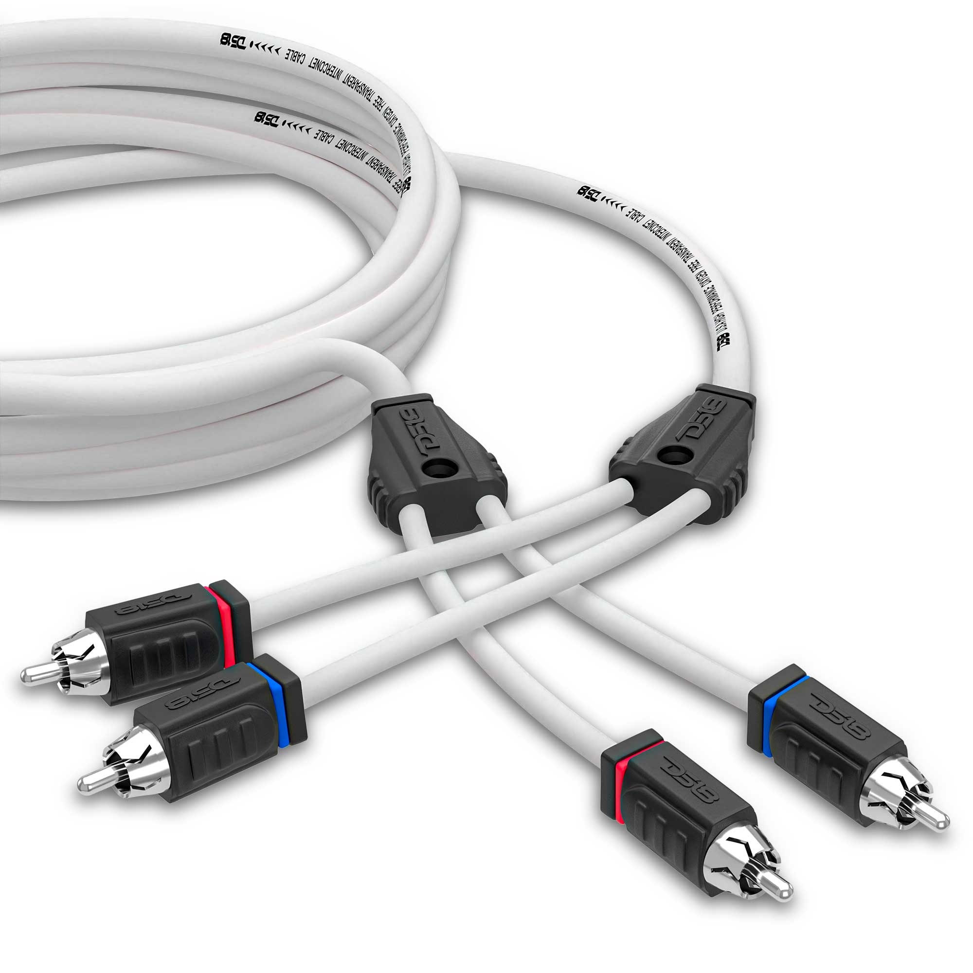 RCA Marine Grade Tinned 100% Copper OFC 12 Feet White Speaker Wire - Perfect for Boat Audio Systems, Marine Applications & Outdoor Speakers