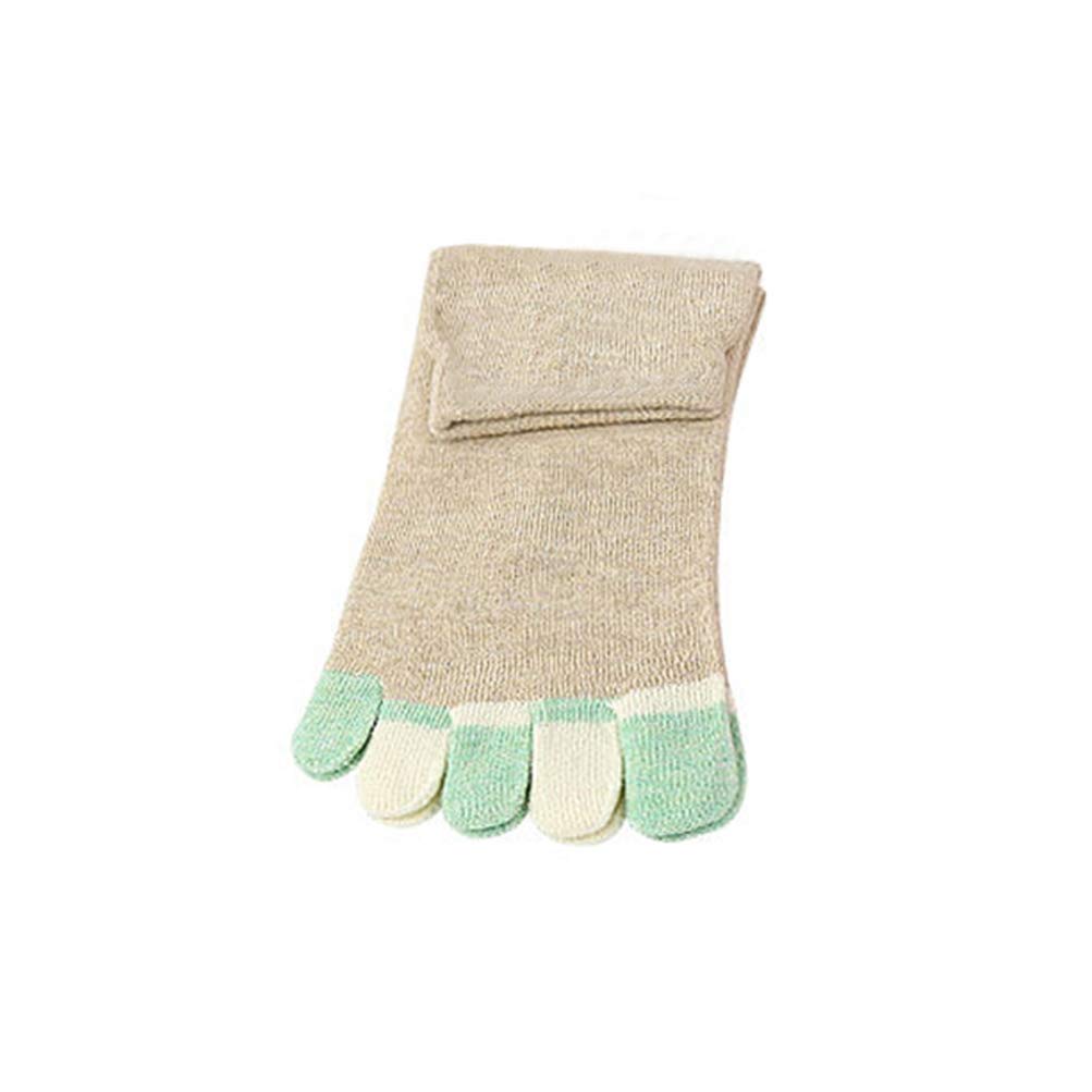Healifty 1 Pair Women's 5-Toe Tube Socks - Soft Breathable Yoga Socks for Women & Kids - Perfect for Sports, Pilates, Running & Everyday Comfort
