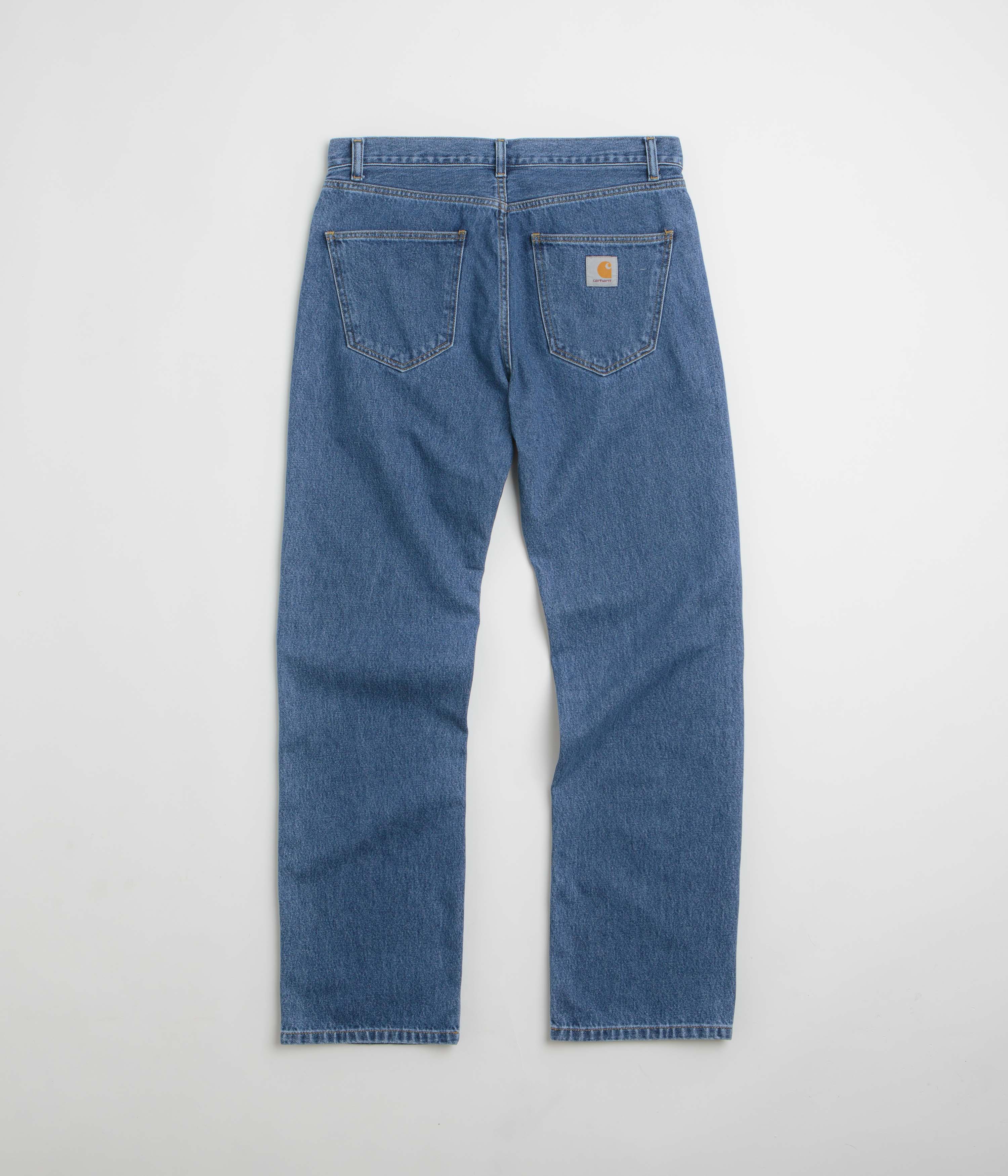 Carhartt Nolan Pants for Men - Heavy Duty Work Pants in Blue Stone Wash | Durable Workwear for Construction, Landscaping & Outdoor Jobs