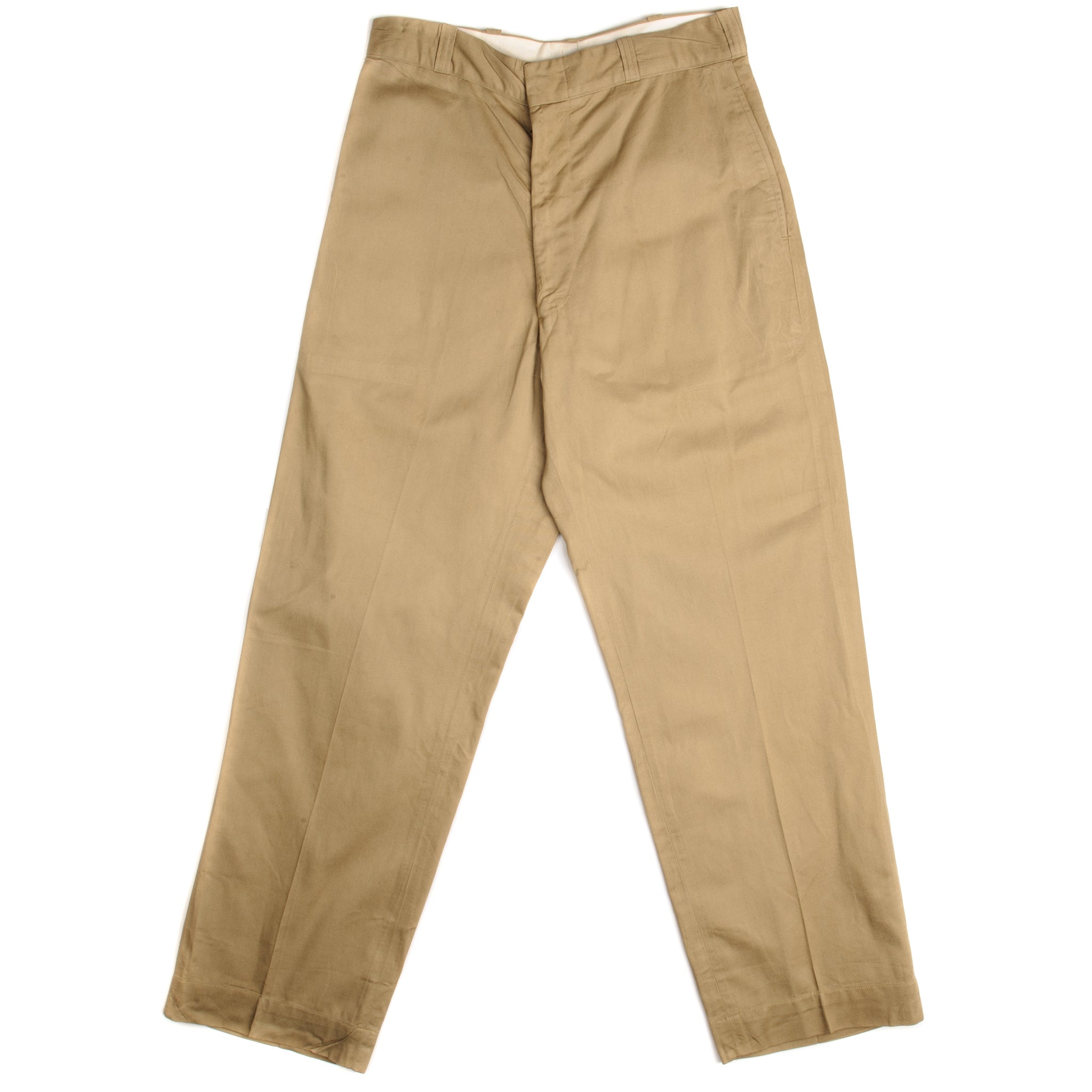 Vintage USMC Khaki Trousers Pants - Authentic Vietnam War Era (1972) - Size W30 L31 - Military Collectible & Reenactment Gear for History Buffs