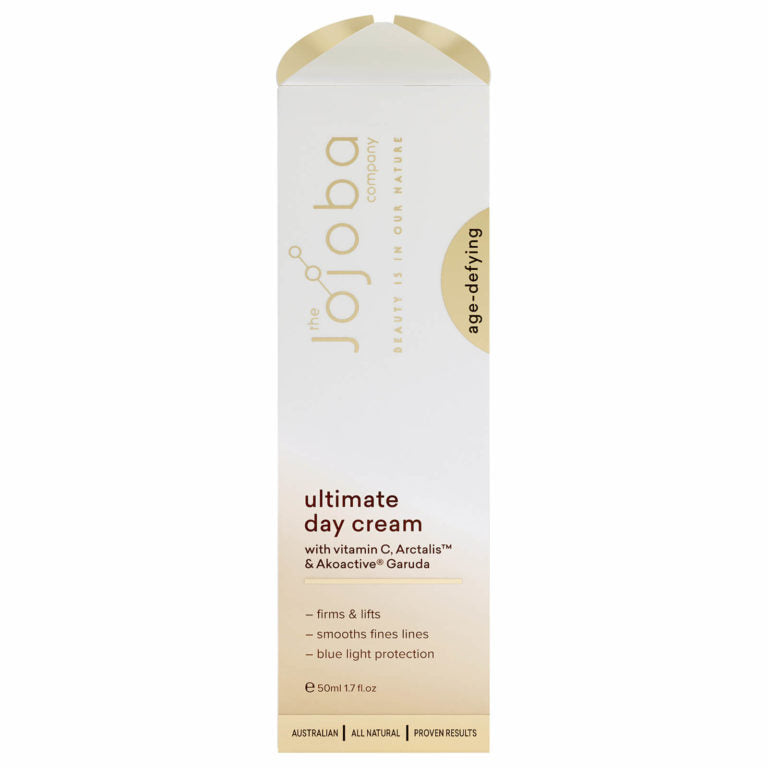 The Jojoba Company Ultimate Day Cream 50ml - Organic Moisturizer for Dry Skin, Anti-Aging Face Cream with Natural Ingredients - Perfect for Daily Skincare Routine & Hydration