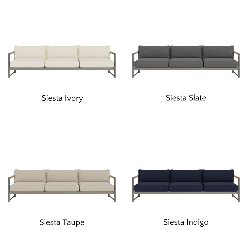 Breeze XL Outdoor 3-Seat Sofa Set - Waterproof Patio Furniture for Garden, Poolside & Backyard Relaxation