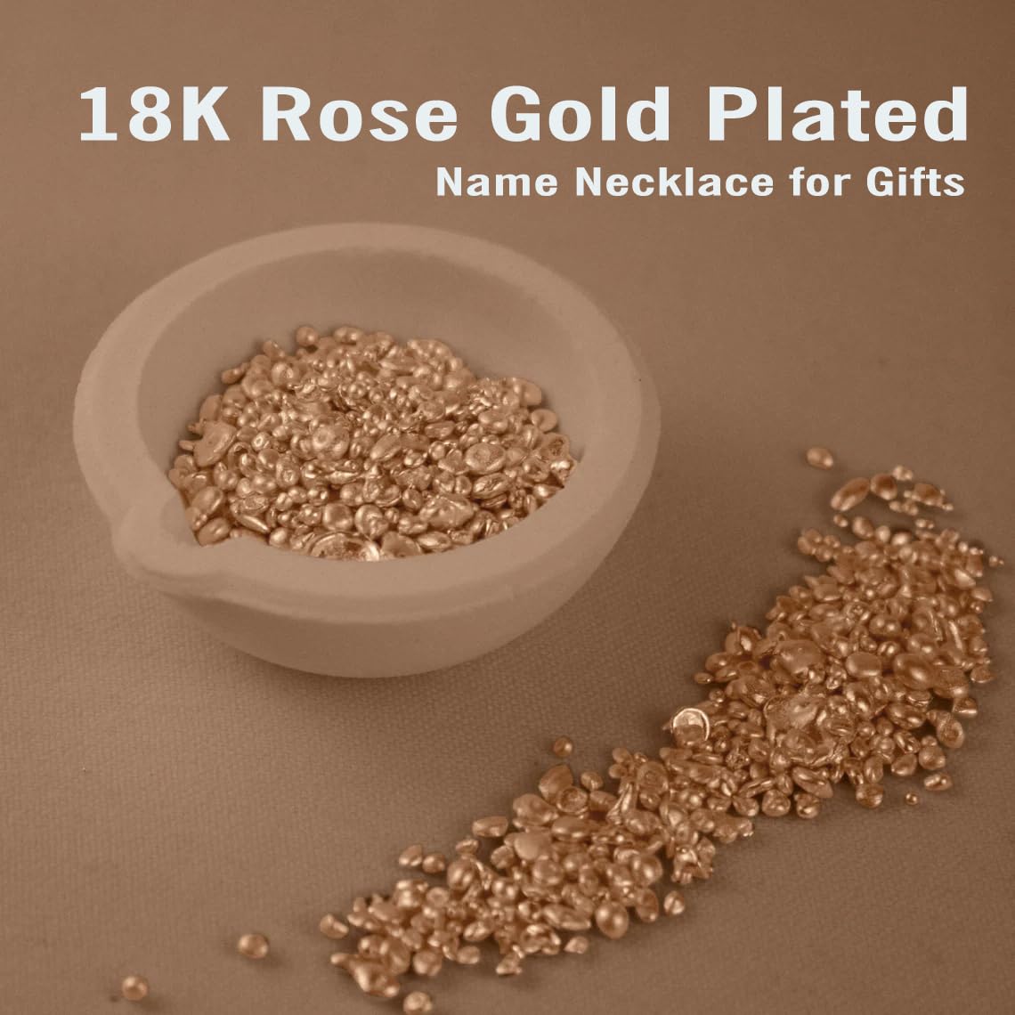 Custom Name Necklace for Women - 18K Gold Plated Personalized Layered Name Necklace - Birthday Gift for Her, Anniversary Present, Mother's Day Jewelry - Perfect for Everyday Wear, Date Nights & Special Occasions