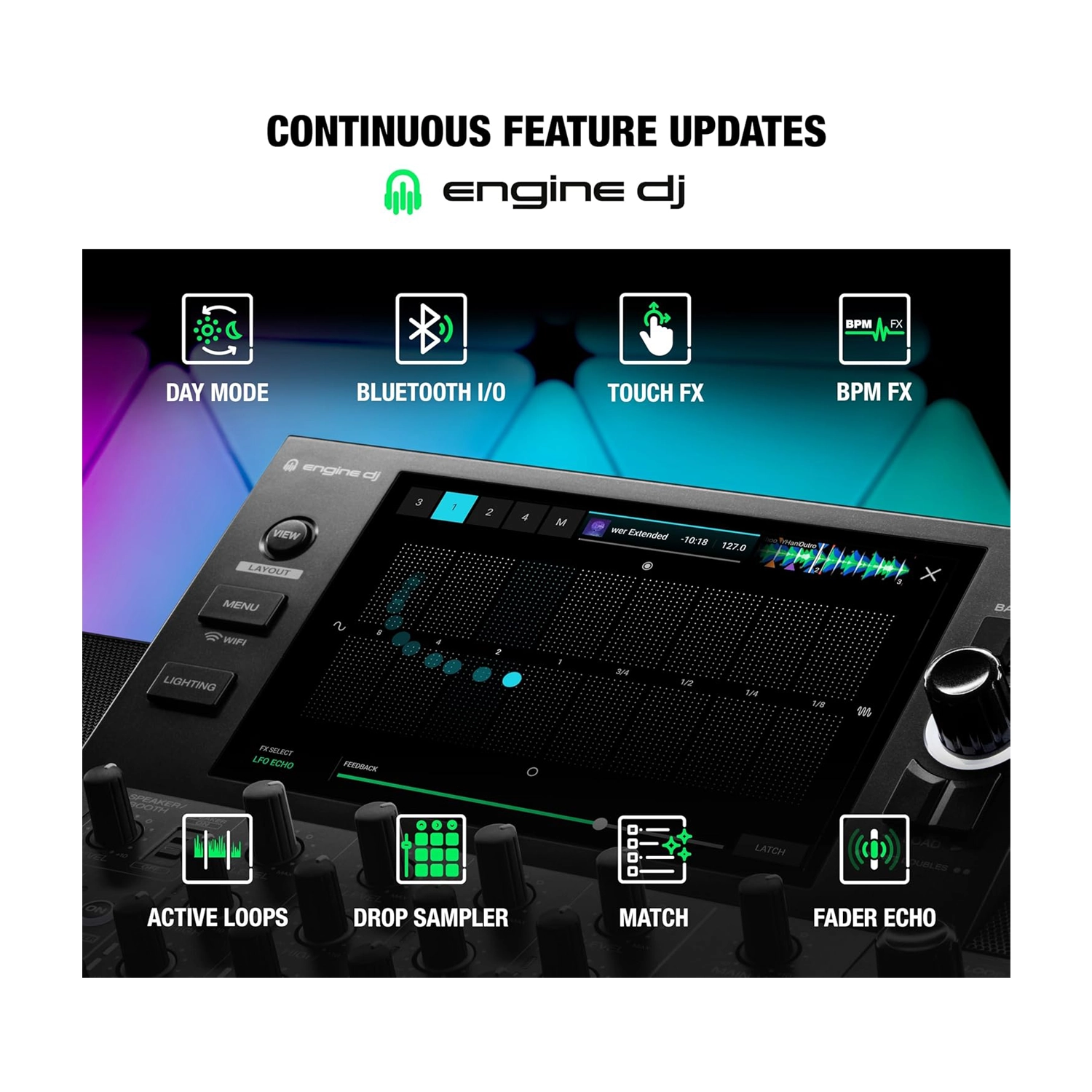 Denon DJ SC Live 4 Standalone DJ Controller - Professional Performance System for Live Shows & Music Production | Perfect for Clubs, Parties & Home Studios