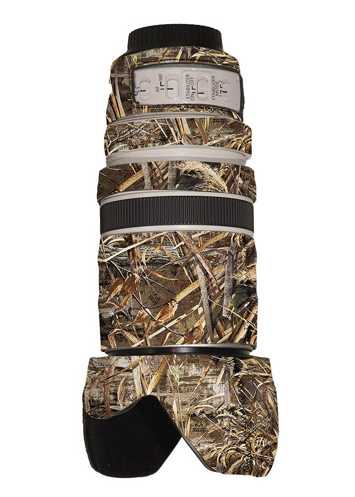 LensCoat Camouflage Neoprene Camera Lens Cover - RealTree Max5 Pattern for Canon 28-300mm IS Lens (LC28300M5) | Durable Protection for Outdoor Wildlife Photography & Hunting
