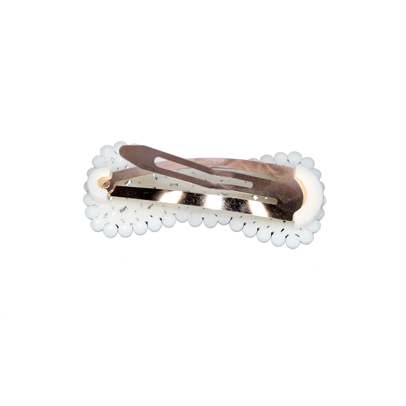 Prime Pearl Metal Hair Clips - Elegant Barrettes & Hairpins for Women & Girls (Pack of 1) | Perfect for Updos, Ponytails & Everyday Hair Styling