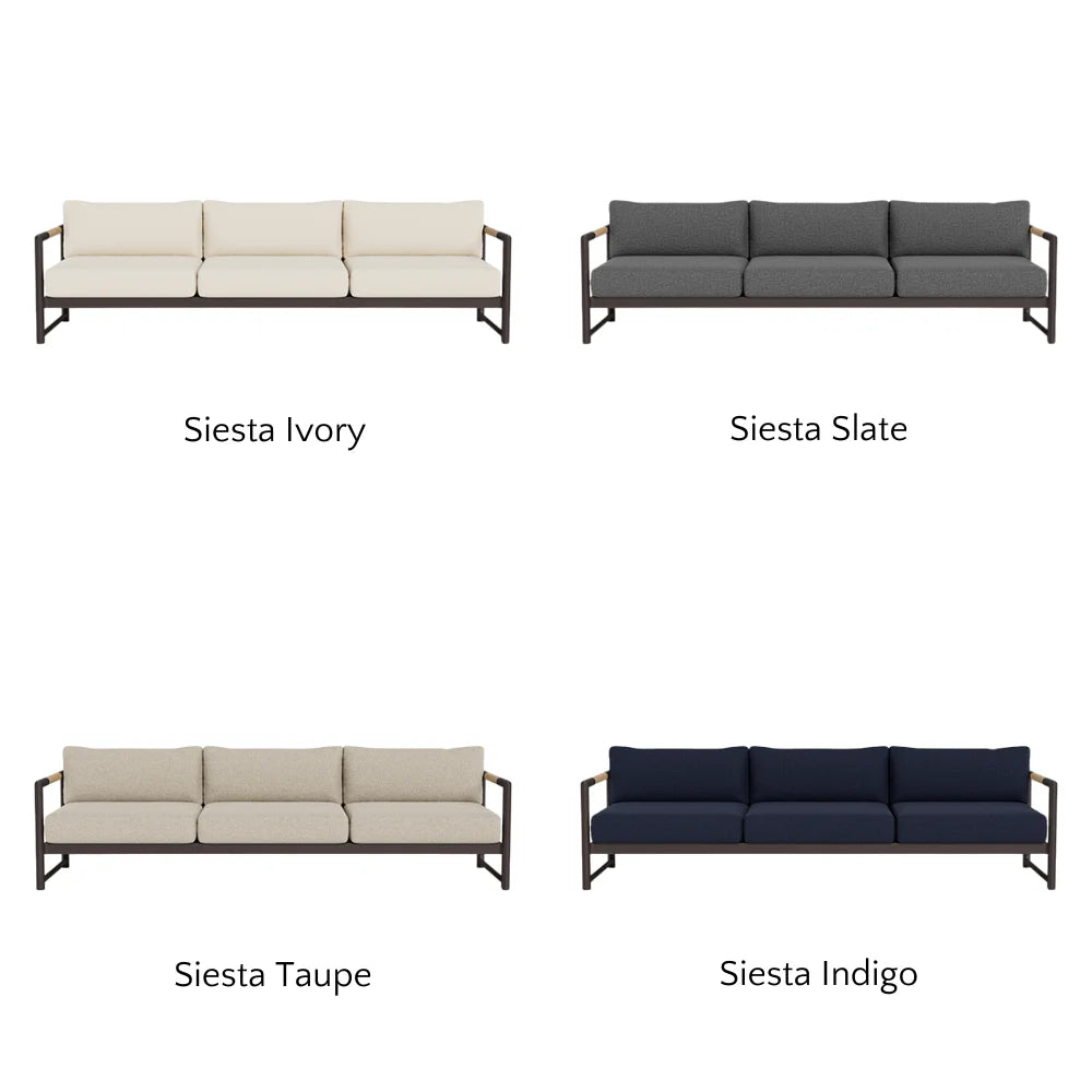 Breeze XL Outdoor 3-Seat Sofa Set - Waterproof Patio Furniture for Garden, Poolside & Backyard Relaxation