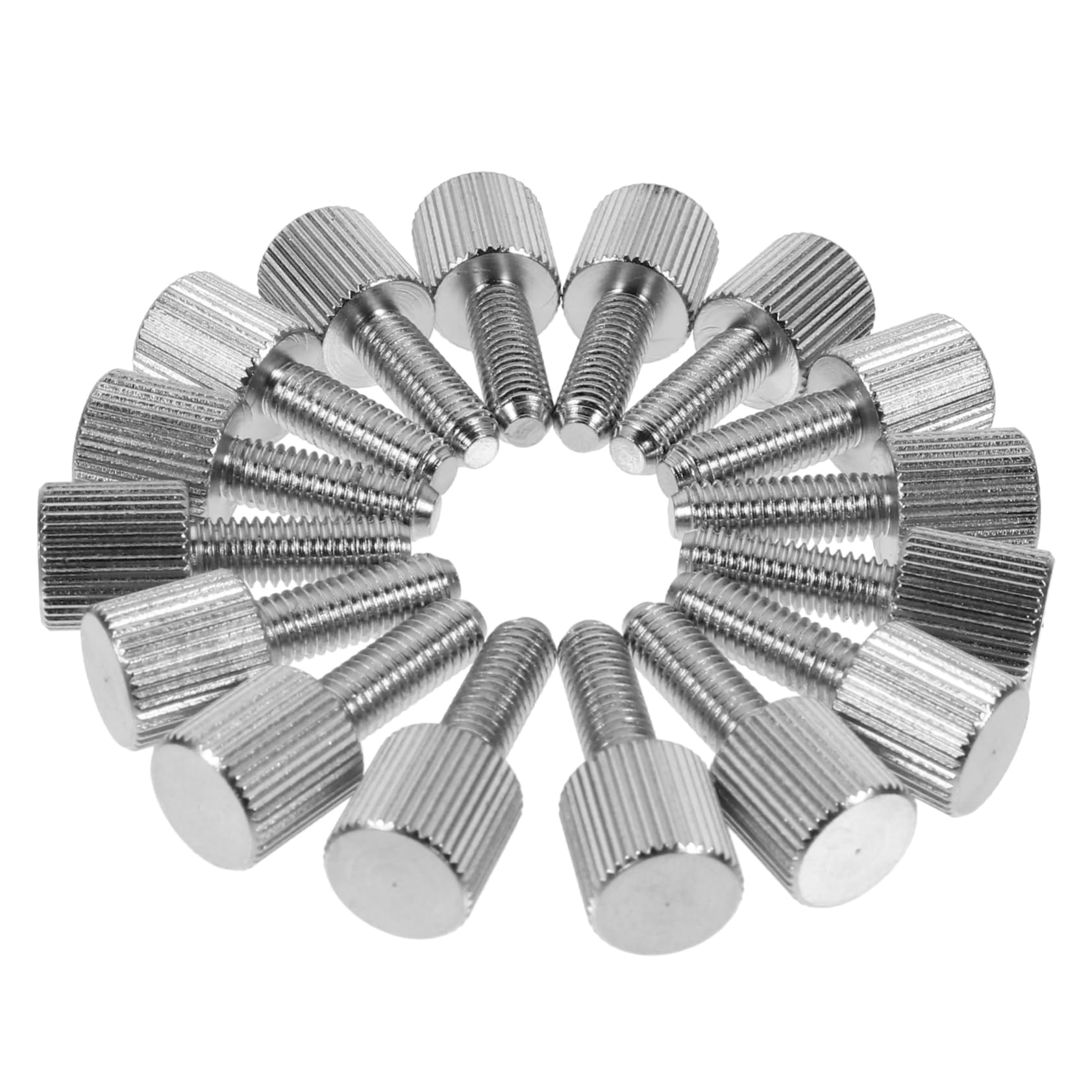 Jojofuny 20pcs Computer Case Screws Kit - Thumb Screws, Machine Screws, Nickel-Plated Iron Chassis Screws for RGB PC Case & DIY Computer Builds | Perfect for Gaming Rigs, Workstations & Home Office Setups