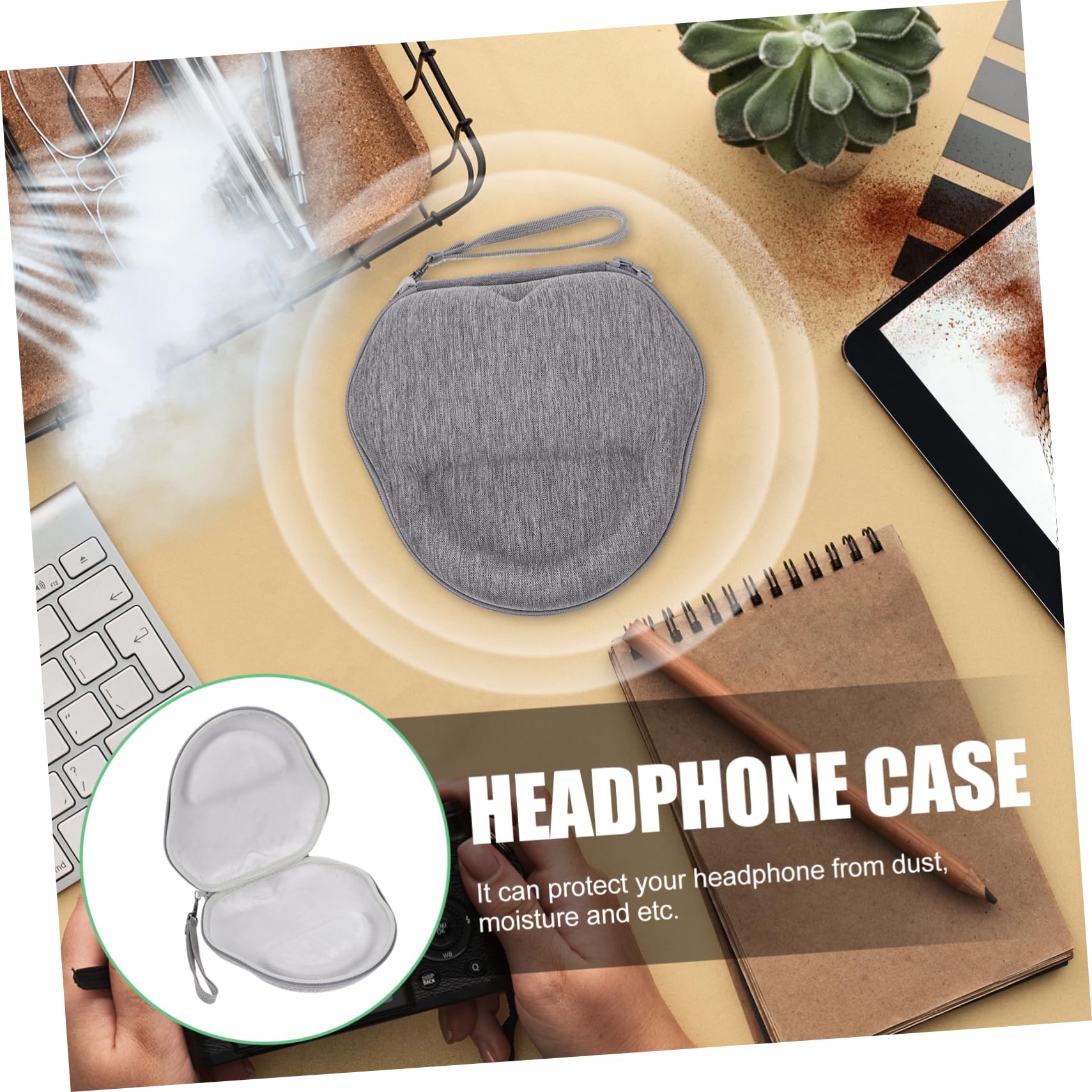 3-Pack Durable Anti-Scratch Headphone Case - Protective Storage Pouch for Earphones & Headsets - Perfect for Travel, Gym, and Daily Organization