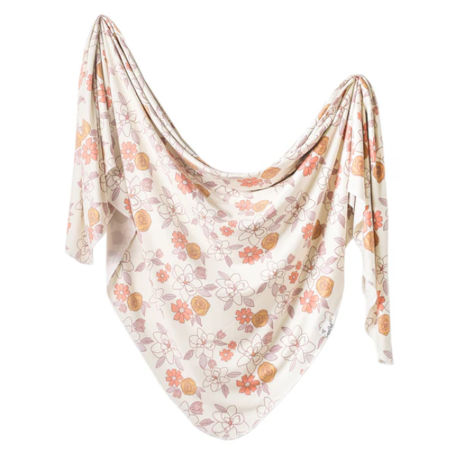 Copper Pearl Swaddle Blanket for Babies - Soft & Breathable Cotton Wrap for Newborns - Perfect for Sleeping, Swaddling & Nursing - Ferra Design