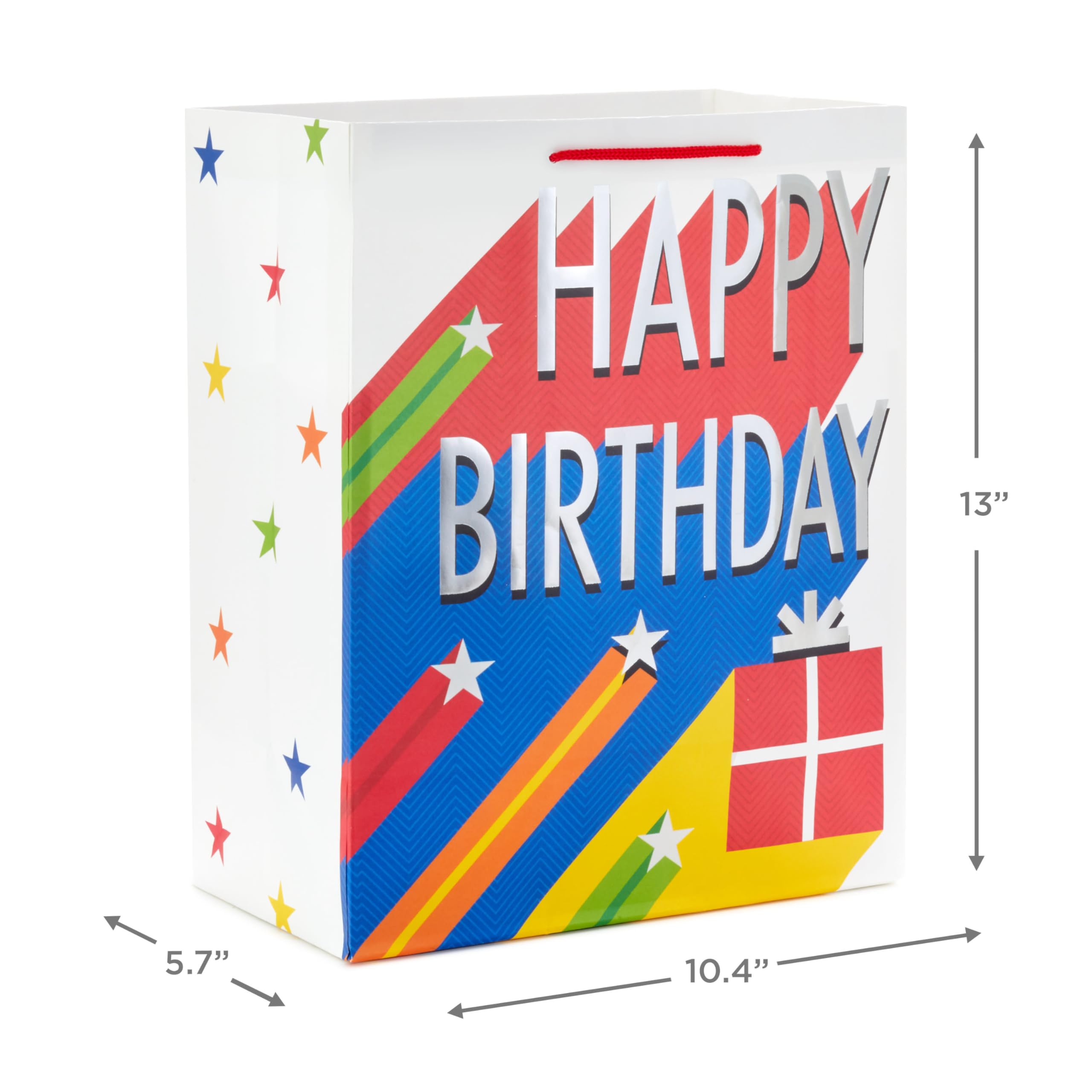 Hallmark Assorted Birthday Gift Bags - 8 Pack (4 Medium 9