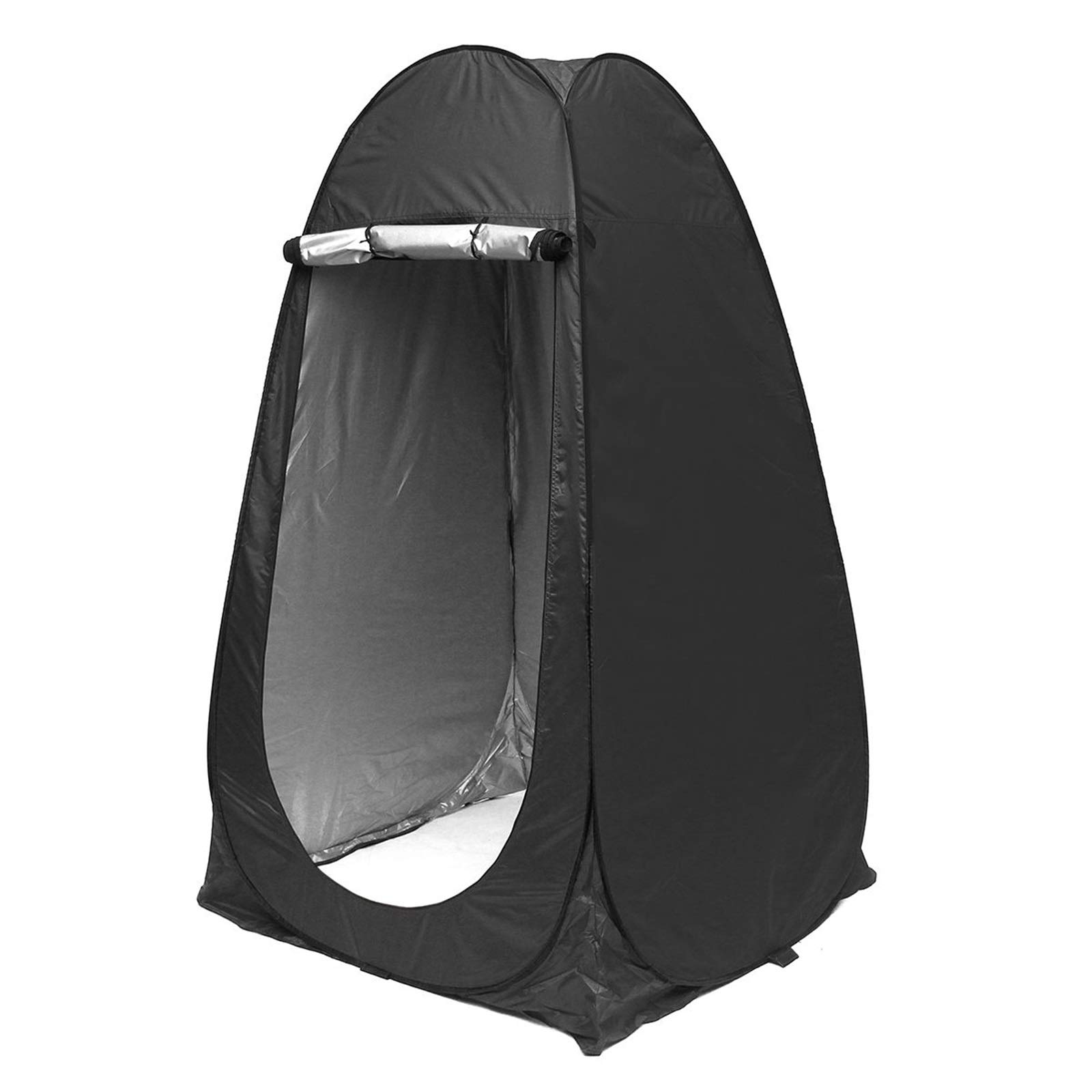 Portable Outdoor Shower Tent - Waterproof Camping Toilet & Changing Room for Beach, Pool & Hiking (Black 120x120x195cm) - Perfect for Camping, RV Trips & Outdoor Adventures