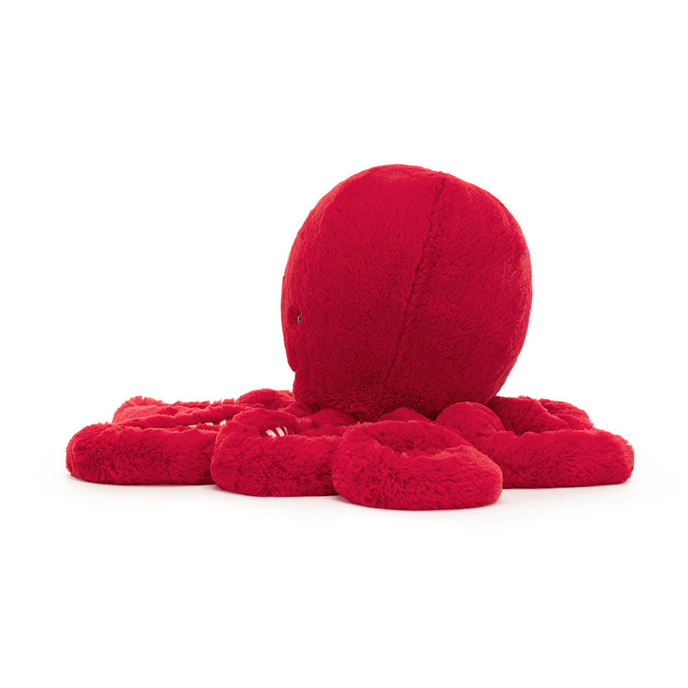 Premium Cranberry Octopus Plush Toy - Soft & Cuddly Stuffed Animal for Kids & Adults - Perfect for Gifts, Room Decor, and Ocean-Themed Parties