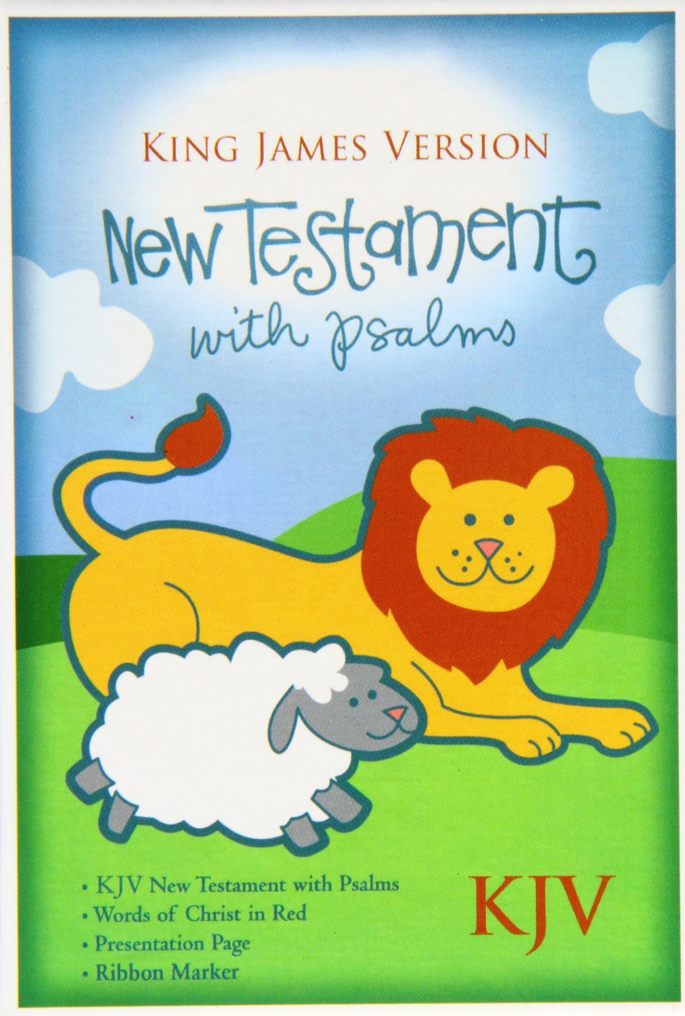 KJV Baby's New Testament & Psalms Pink Imitation Leather Bible - Perfect for Christenings, Baby Dedications & First Birthday Gifts