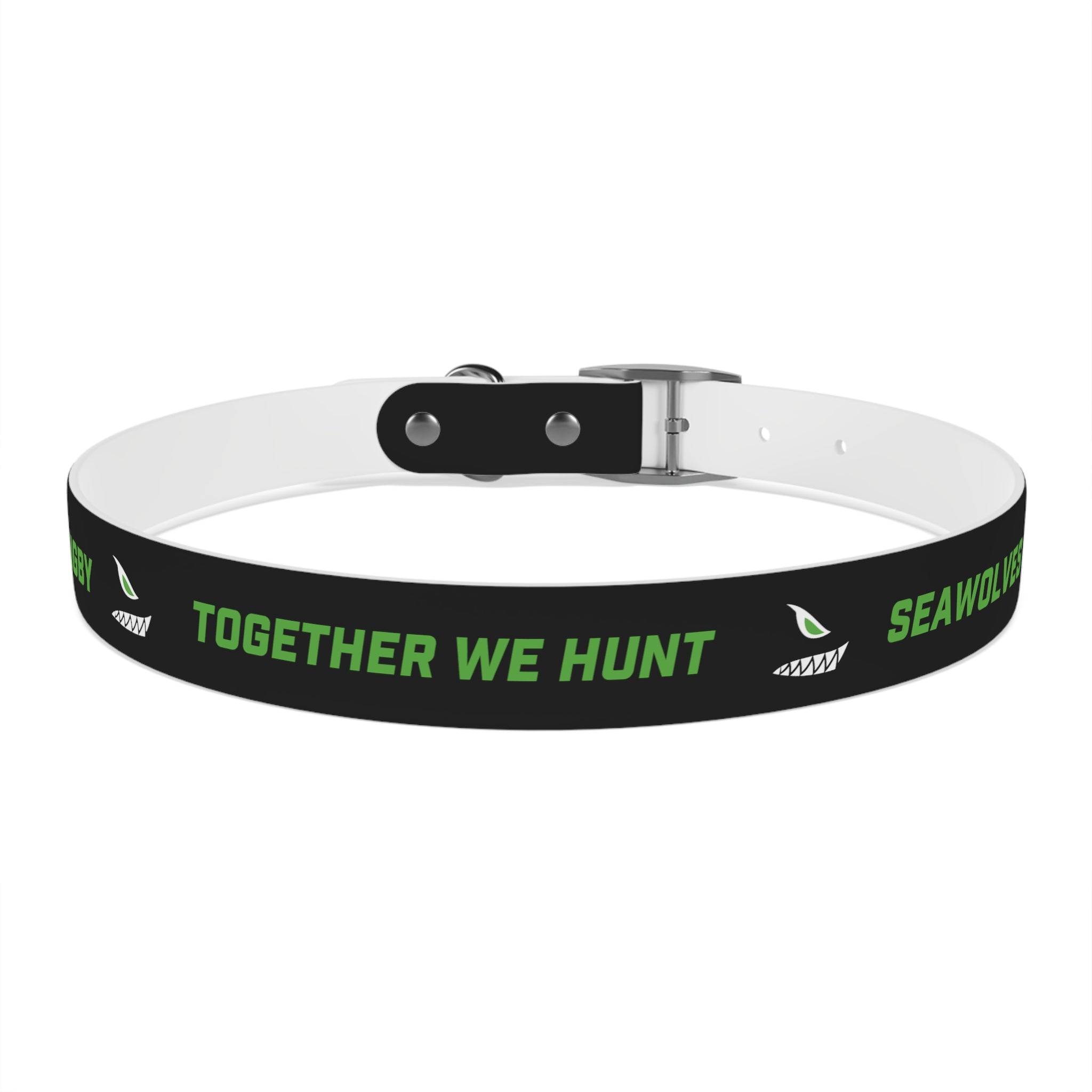 Premium Seawolves Dog Collar - Durable Nylon Pet Collar with Adjustable Buckle for Small Medium Large Dogs - Perfect for Walking, Training & Outdoor Adventures