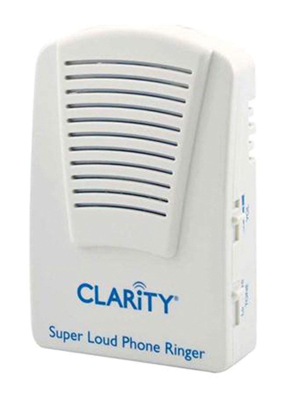 Clarity 55173 Super Loud Phone Ringer 95dB - White | Amplified Telephone Ring Signal for Seniors & Hearing Impaired | Home & Office Use