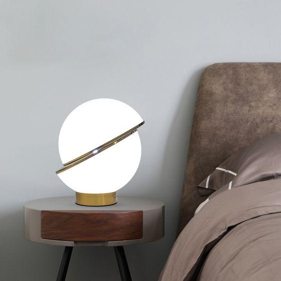 Modern Crescent Table Lamp - Adjustable LED Desk Light for Home Office, Bedroom & Study - Warm White & Cool White Lighting Options