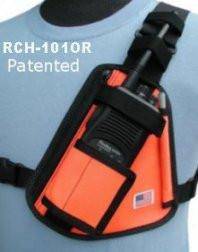 RCH 101OR Radio Chest Harness - Durable Tactical Radio Holder for Two-Way Radios, Walkie Talkies - Perfect for Outdoor Adventures, Hiking, Hunting & Security Work