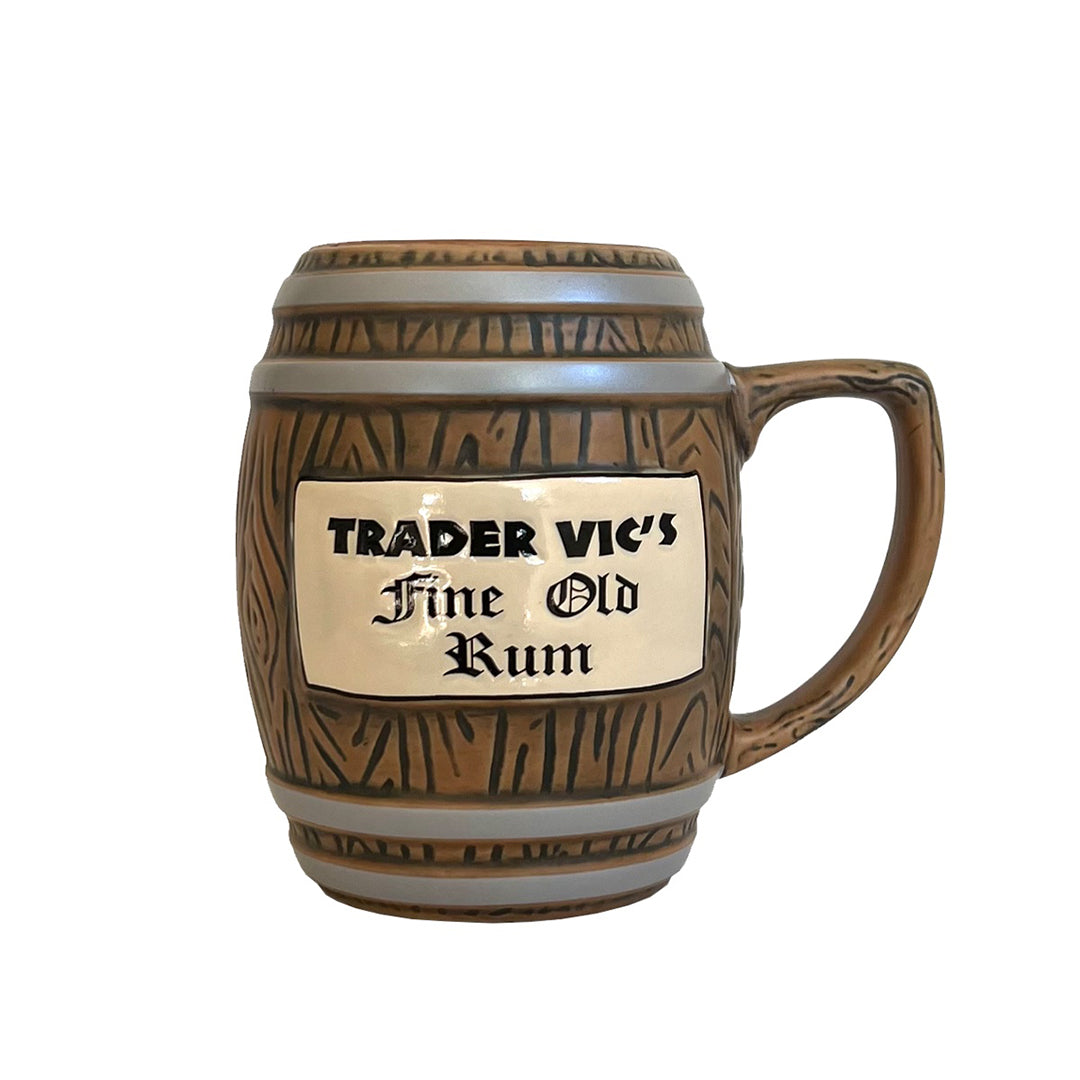 Handcrafted Wooden Rum Barrel Mug - 16oz Whiskey & Cocktail Drinking Cup with Lid - Perfect for Bourbon, Scotch, and Tropical Drinks - Great for Home Bars, Parties, and Beach Vacations