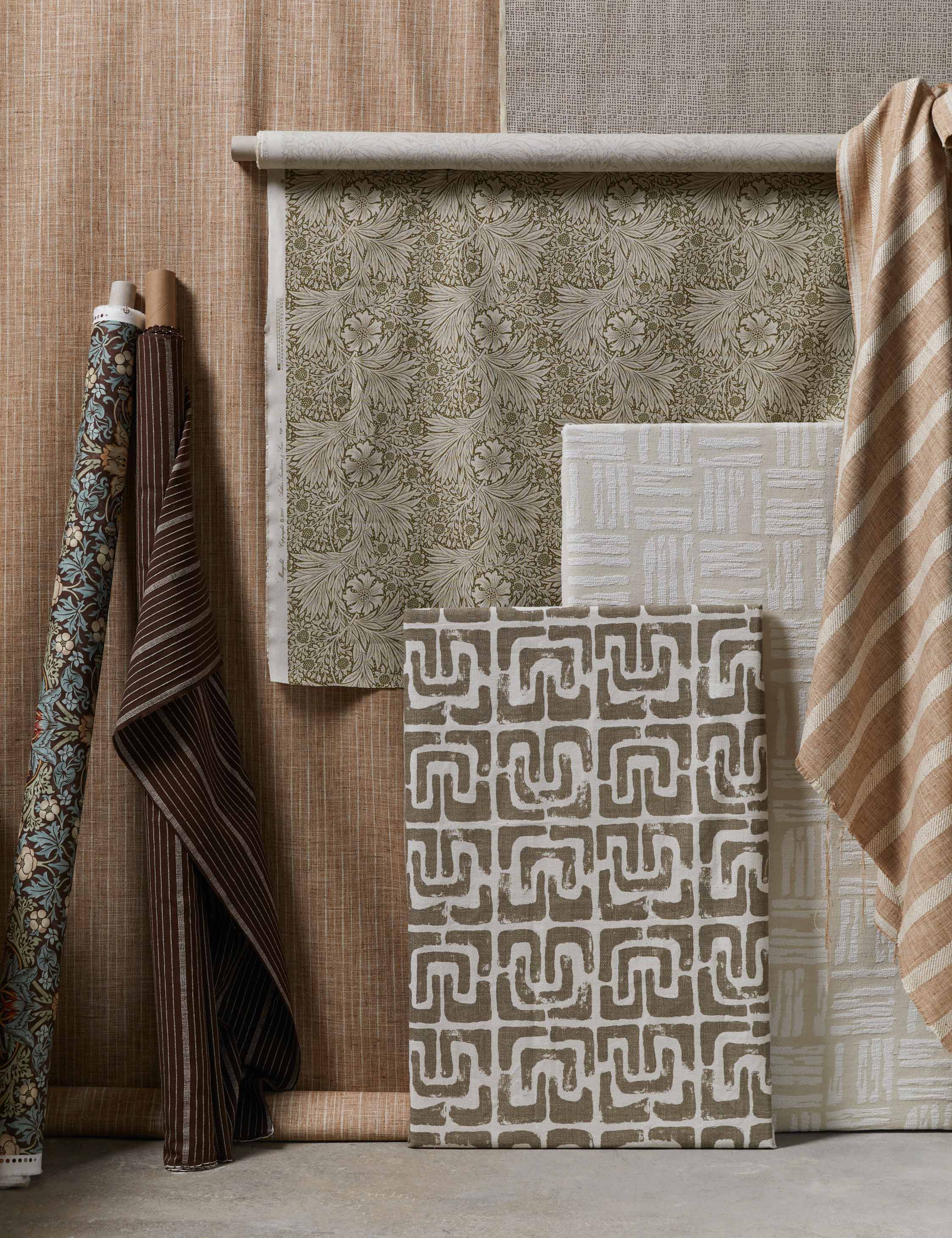 Daphne Textured Fabric - Soft & Durable Home Decor Material for Upholstery, Curtains & DIY Crafts