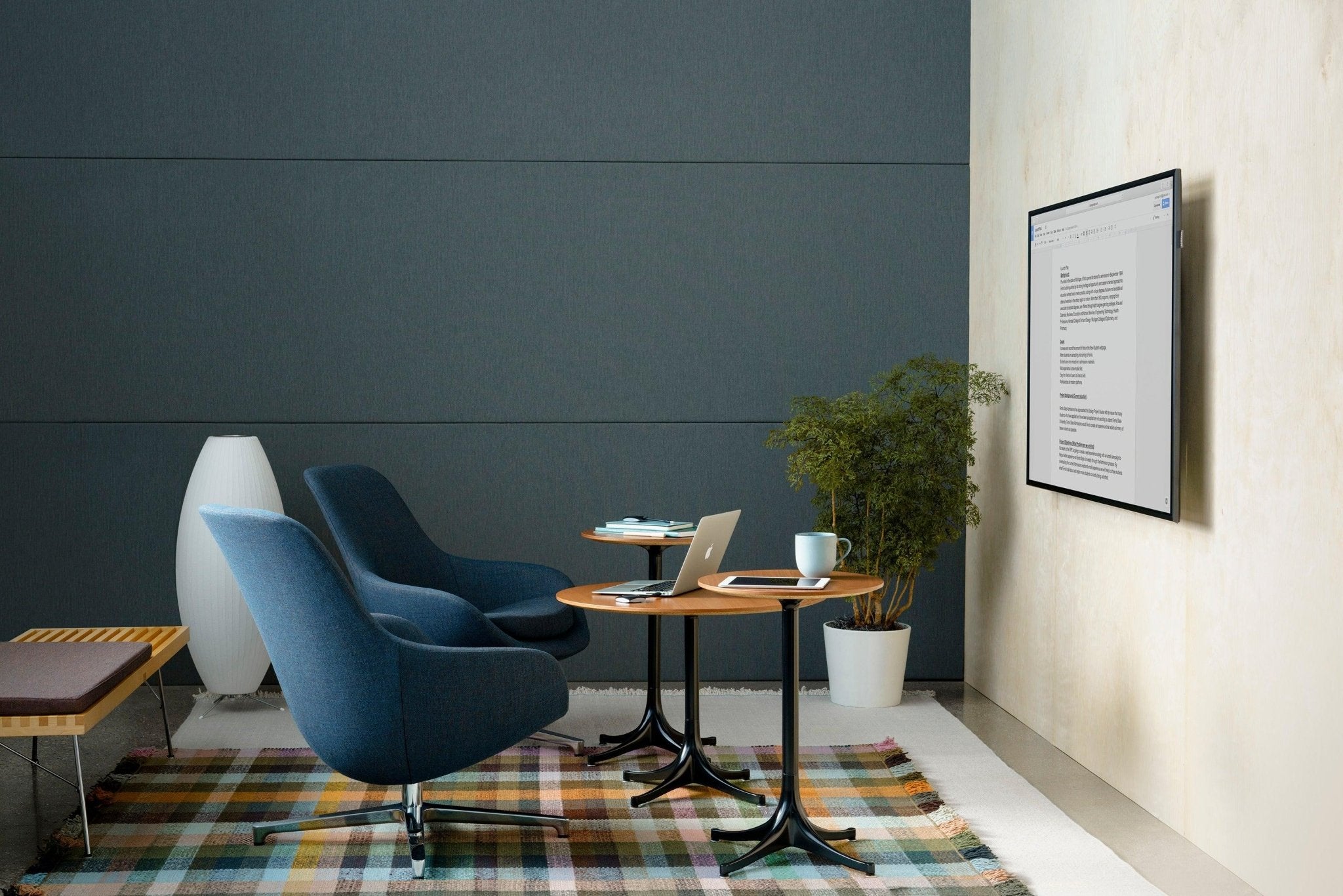 Nelson Tripod Table Lamp - Mid-Century Modern Adjustable Desk Light for Home Office, Living Room & Bedroom - Perfect for Reading, Working & Decor