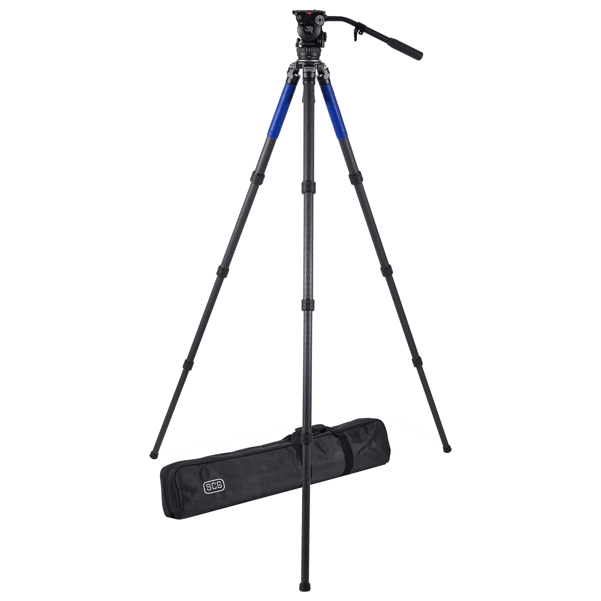 SCG T8 Lightweight Carbon Fiber Tripod with Ball Head - Compact & Stable for Travel, Photography, and Vlogging